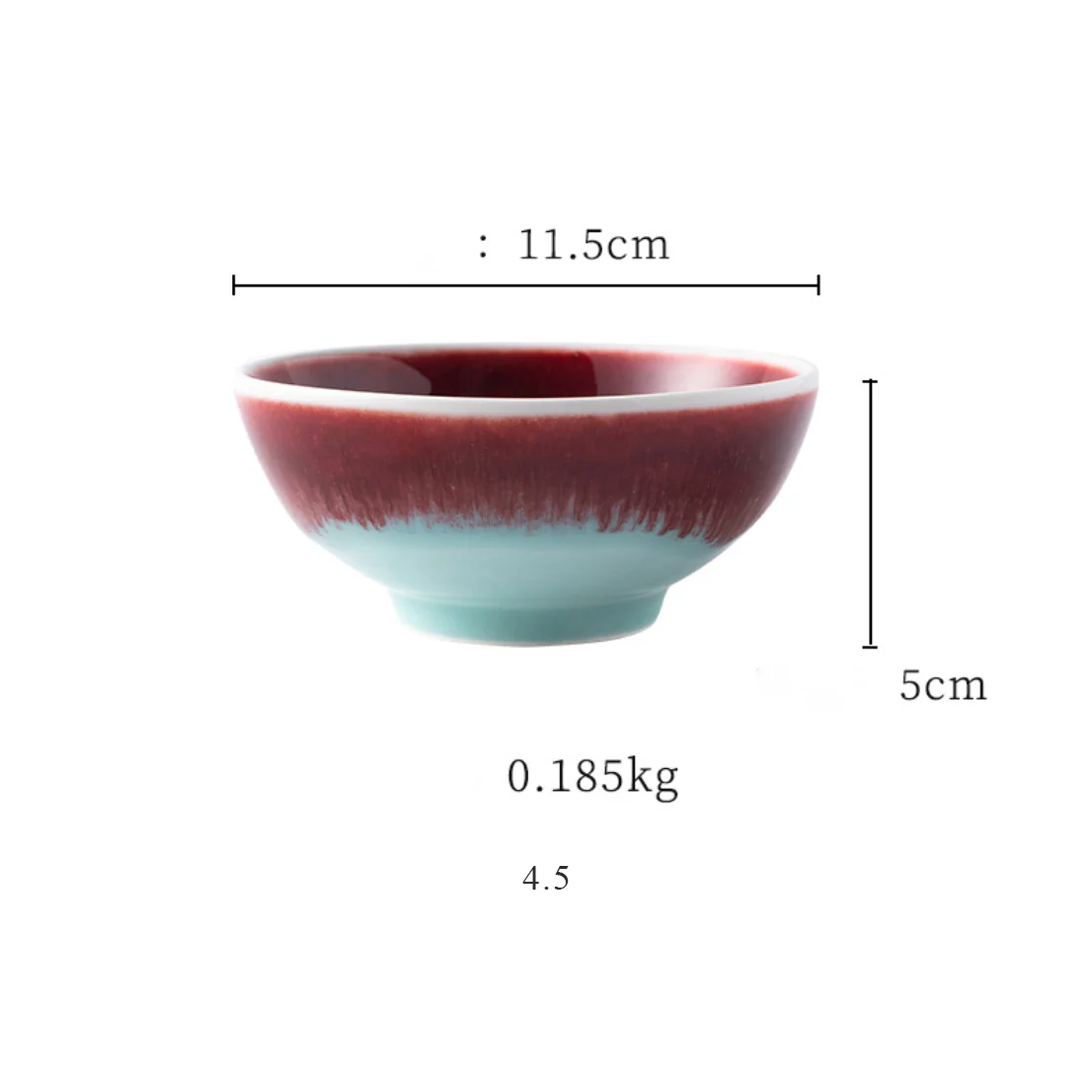 Red And Blue Bowl - Set of 2 200 ml - Image 13