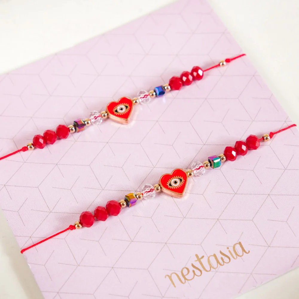 Red Divine Hamsa Protective Bracelet - Image 3