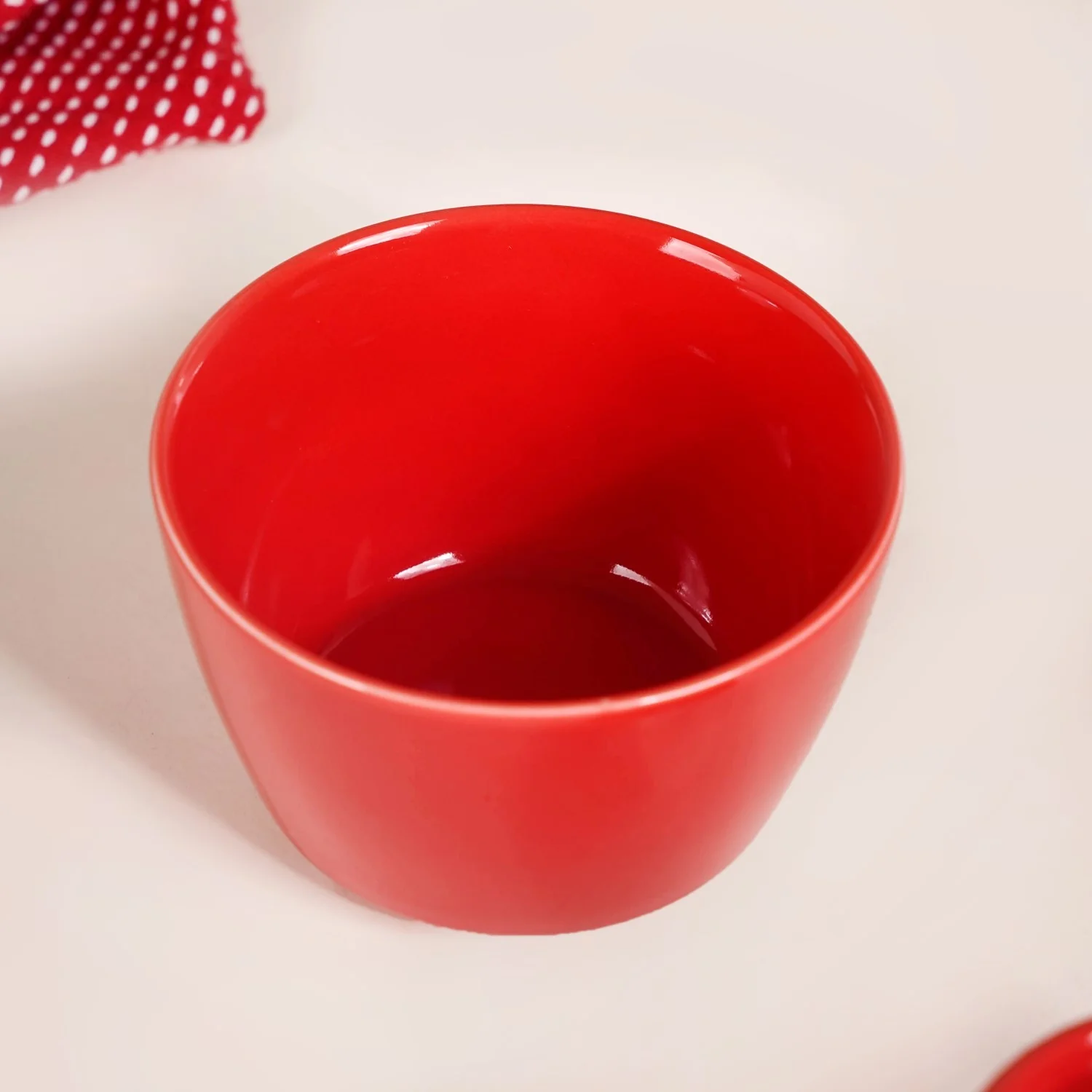 Red Heart Ceramic Fondue Set - Image 12