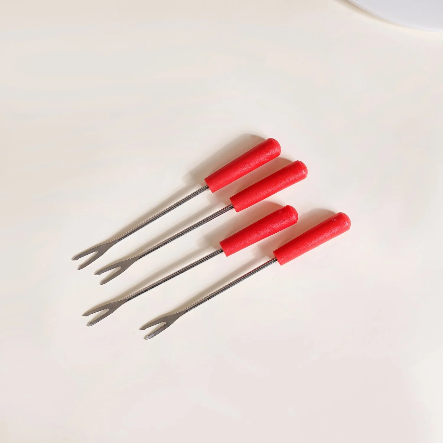 Red Heart Ceramic Fondue Set - Image 13