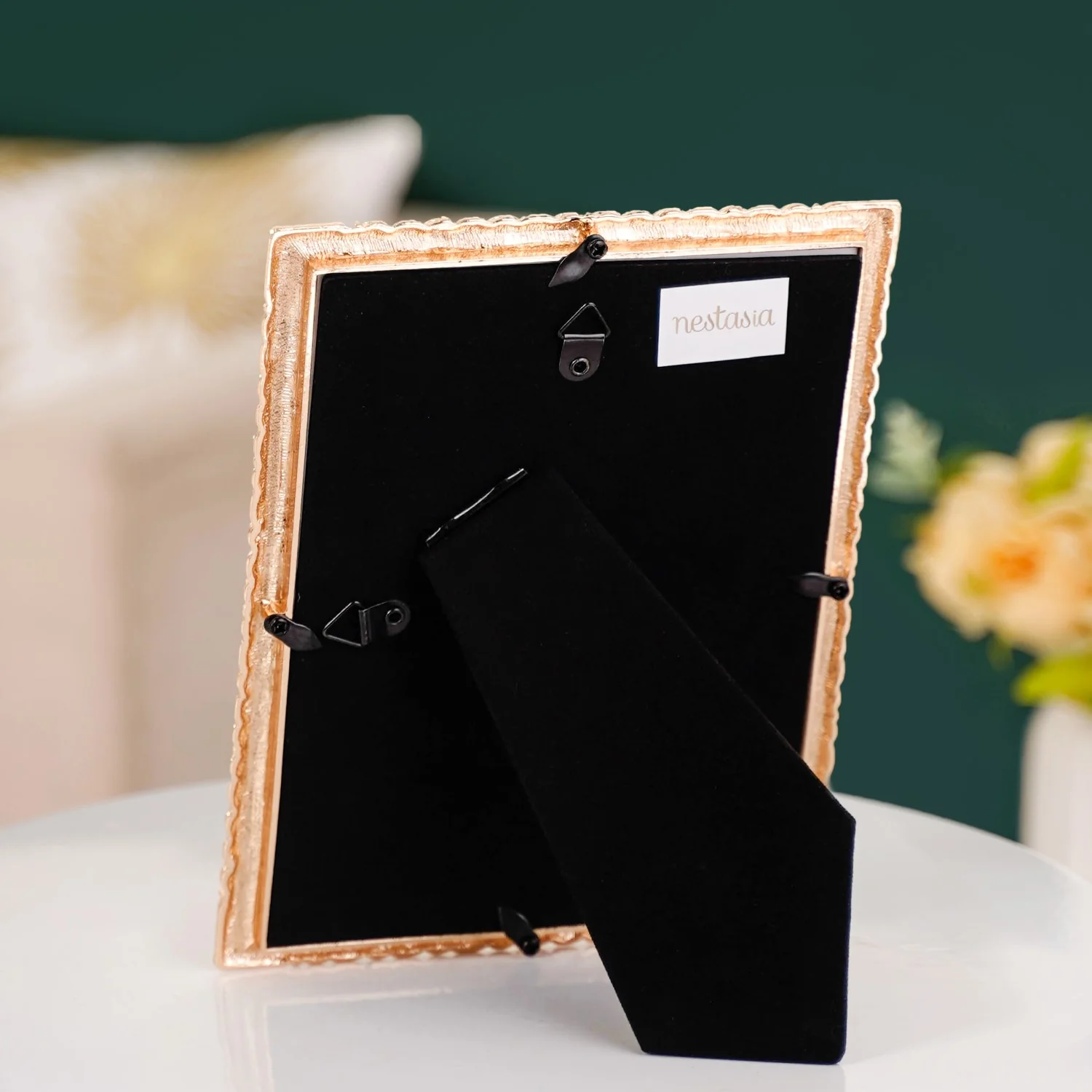 Regal Rhinestone Picture Frame Gold Extra Large 20x25cm - Image 7