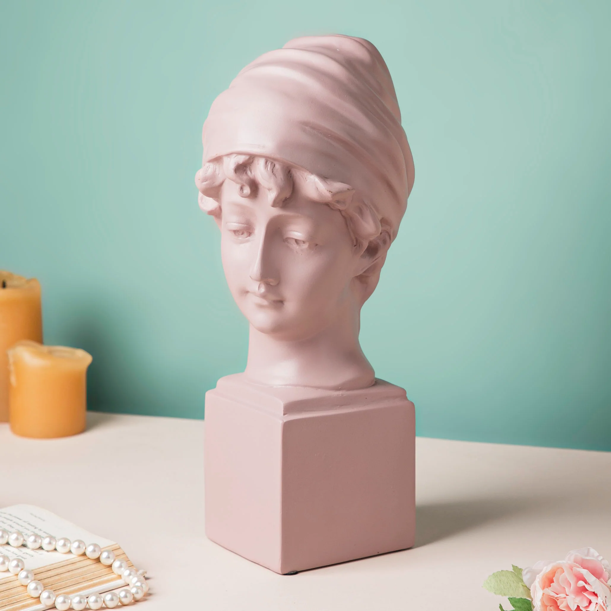 Resin Sculpture Beige - Image 3