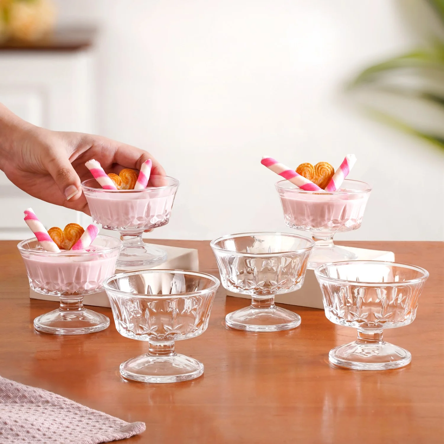 Retro Dessert Glass Set Of 6 120ml - Image 3