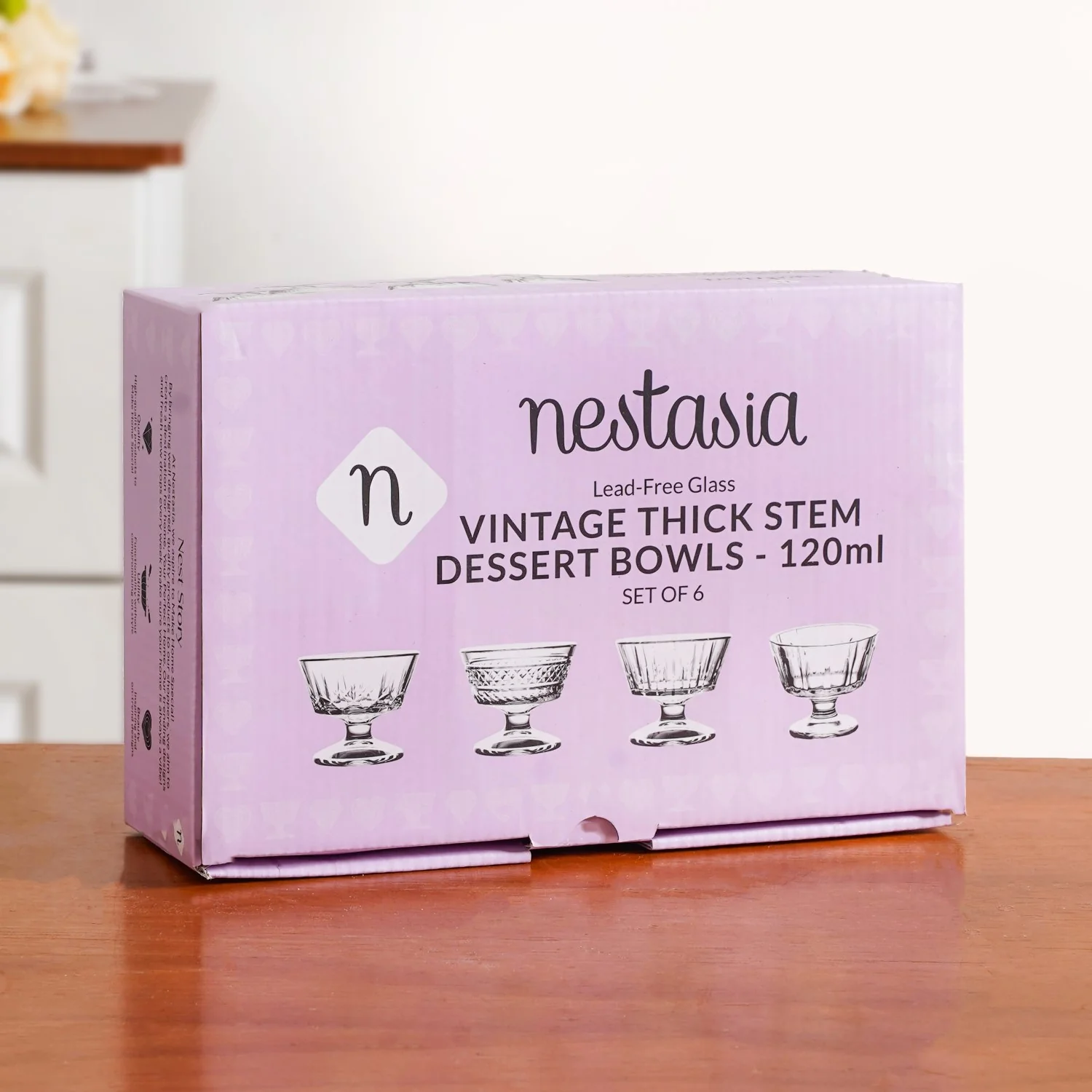 Retro Dessert Glass Set Of 6 120ml - Image 9