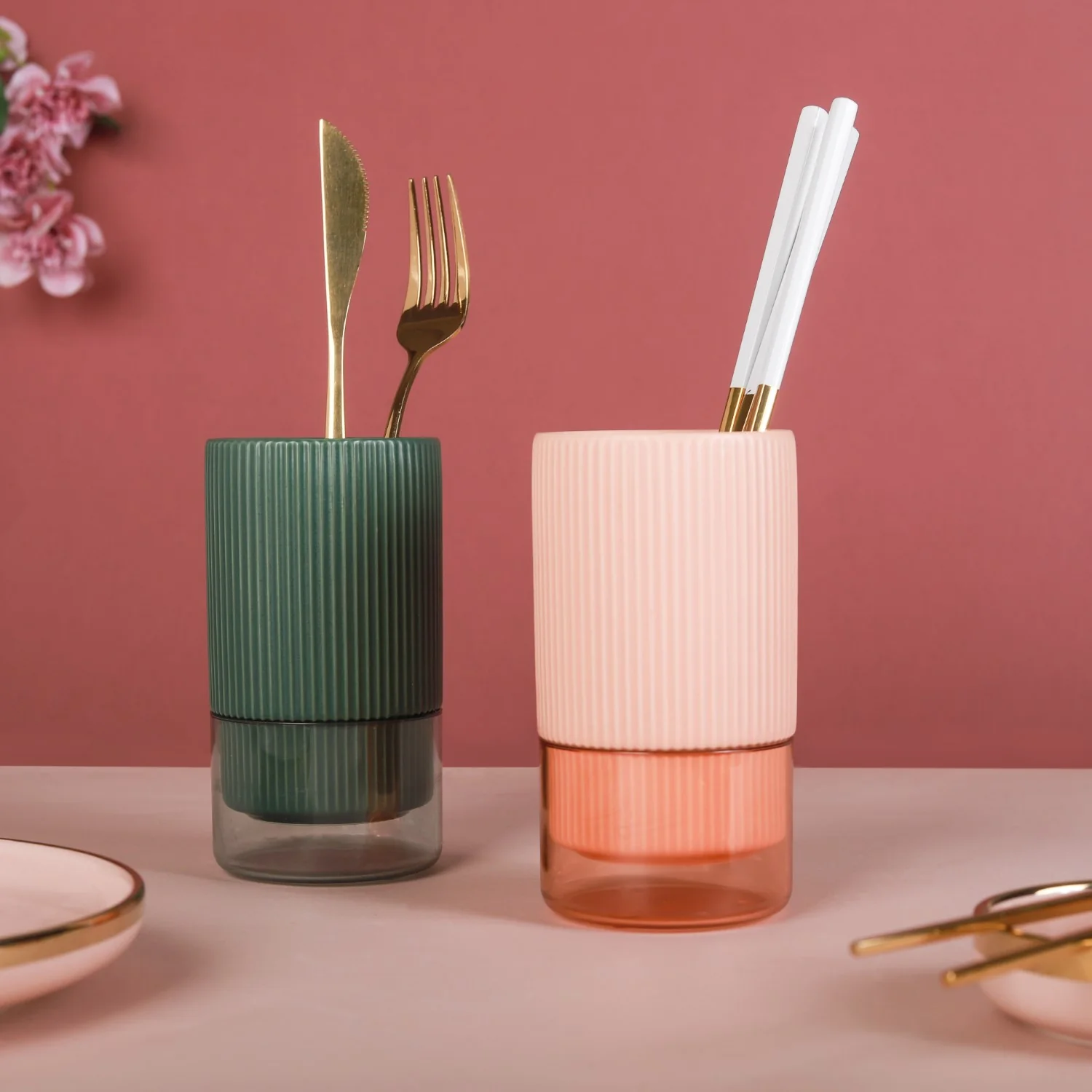 Ribbed Chopstick Stand - Image 3
