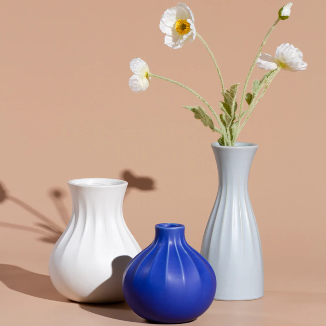 Ribbed Contemporary Vase - Image 10