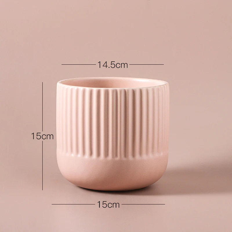 Ribbed Flower Pot - Image 11
