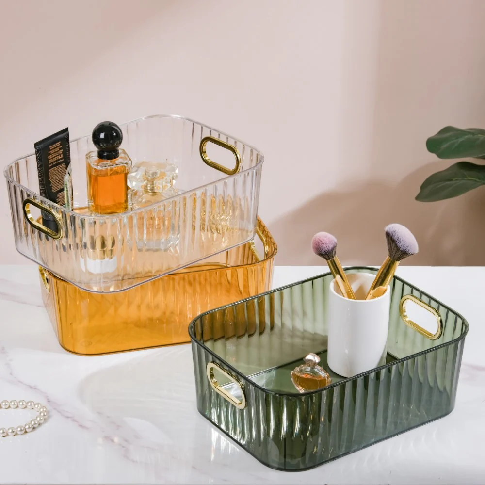 Ribbed Storage Organiser Amber 11 Inch - Image 13
