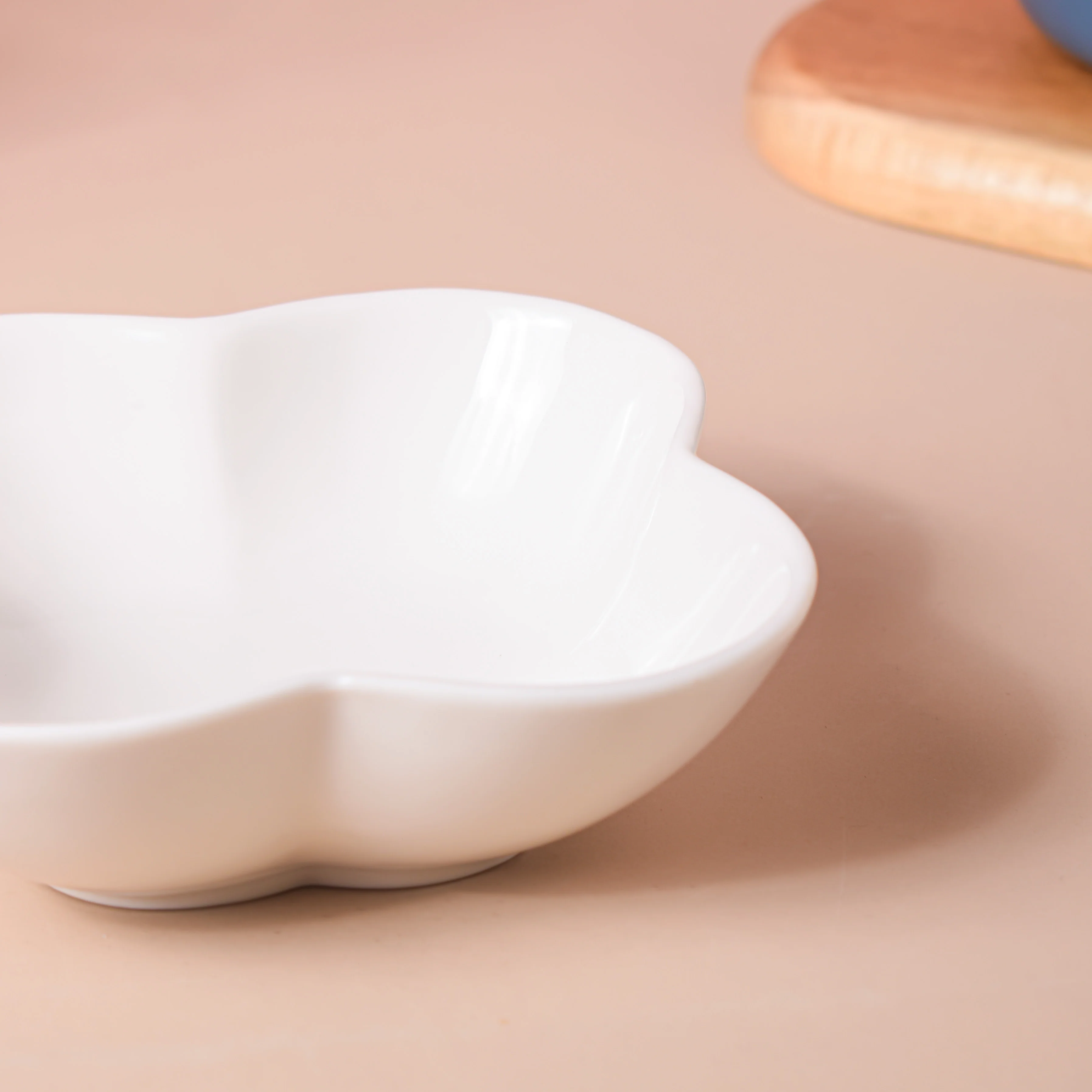 Riona Bloom Ceramic Bowl White 200 ml - Image 6