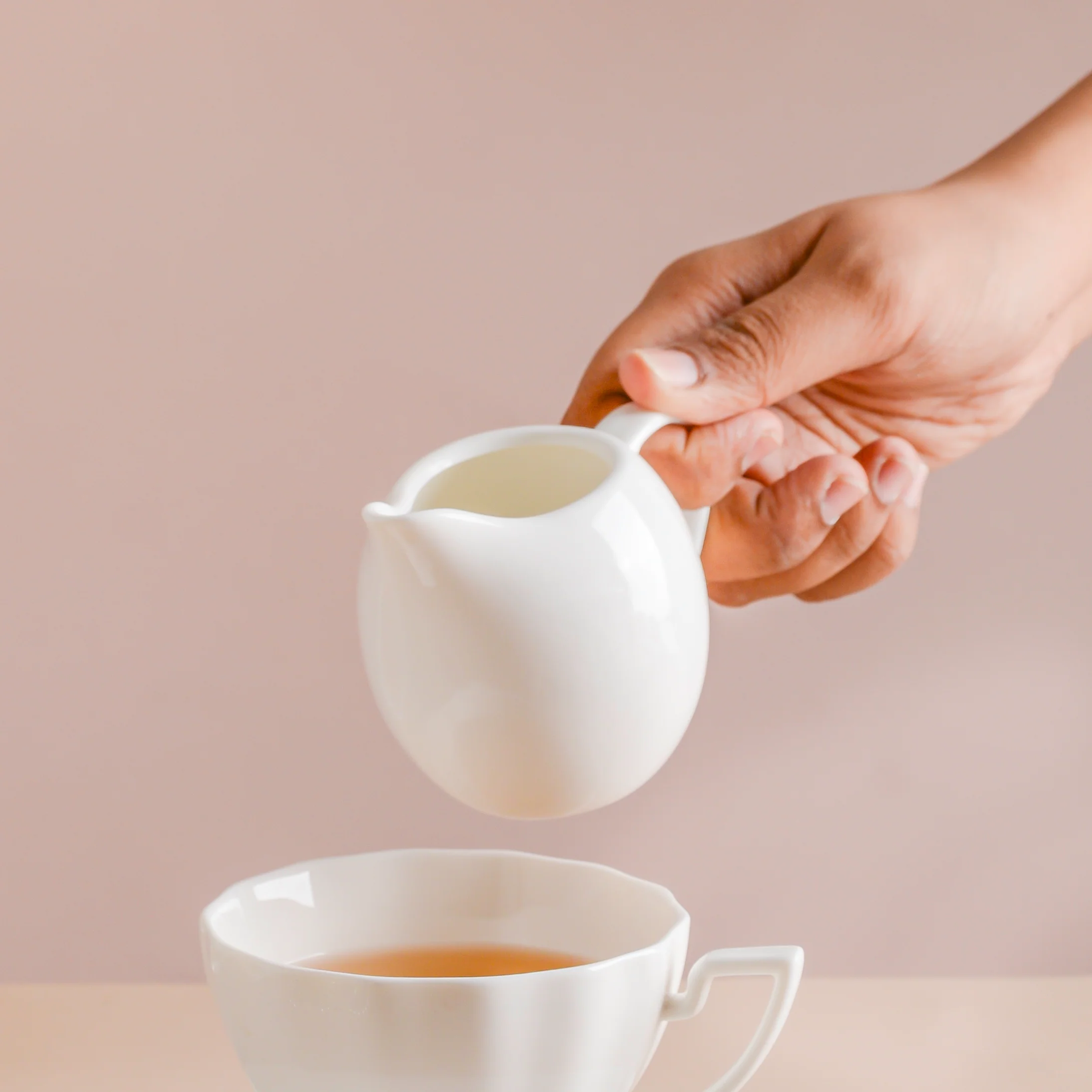 Riona Ceramic Creamer White - Image 4
