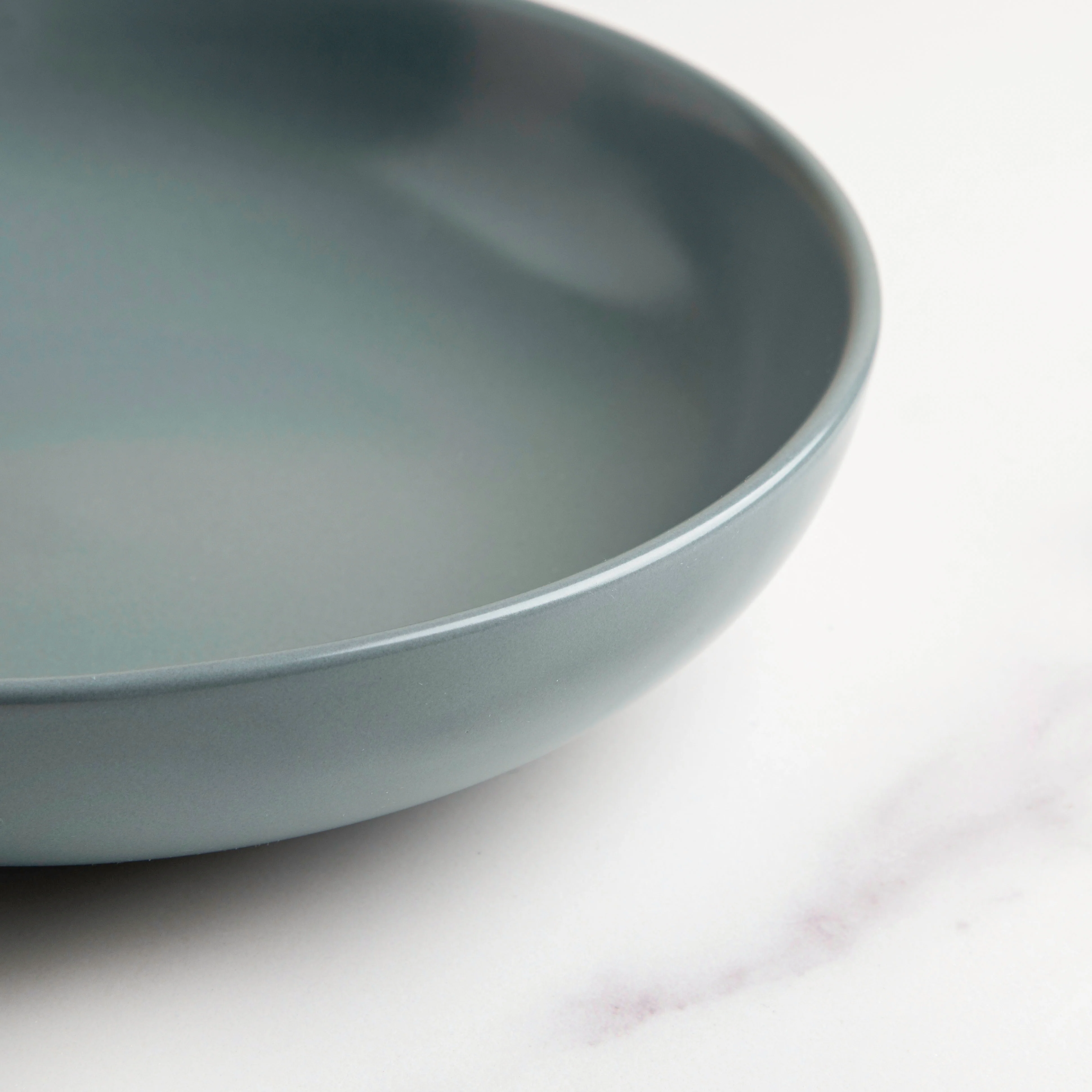 Riona Ceramic Deep Dish Green Grey 8 Inch - Image 5