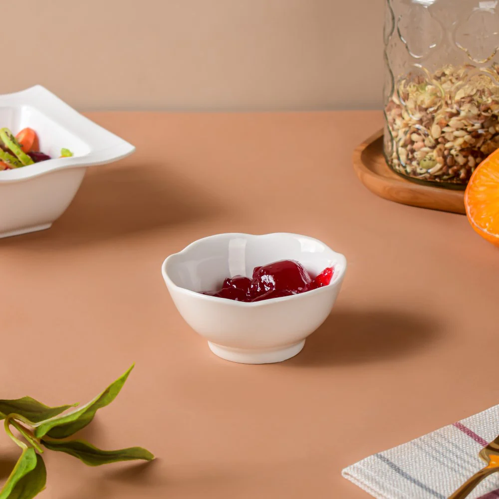 Riona Flower Ceramic Dip Bowl - Image 5