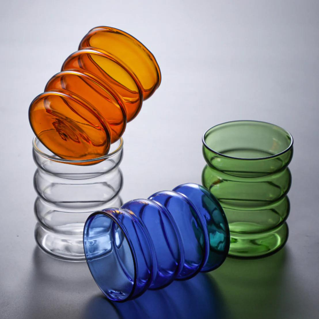 Ripple Puffy Glass Blue - Image 10