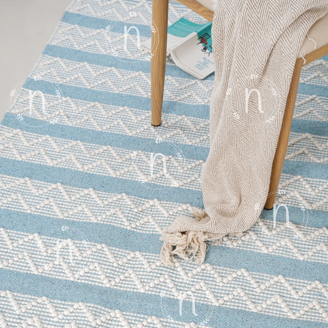 River Pattern Rug - Image 10