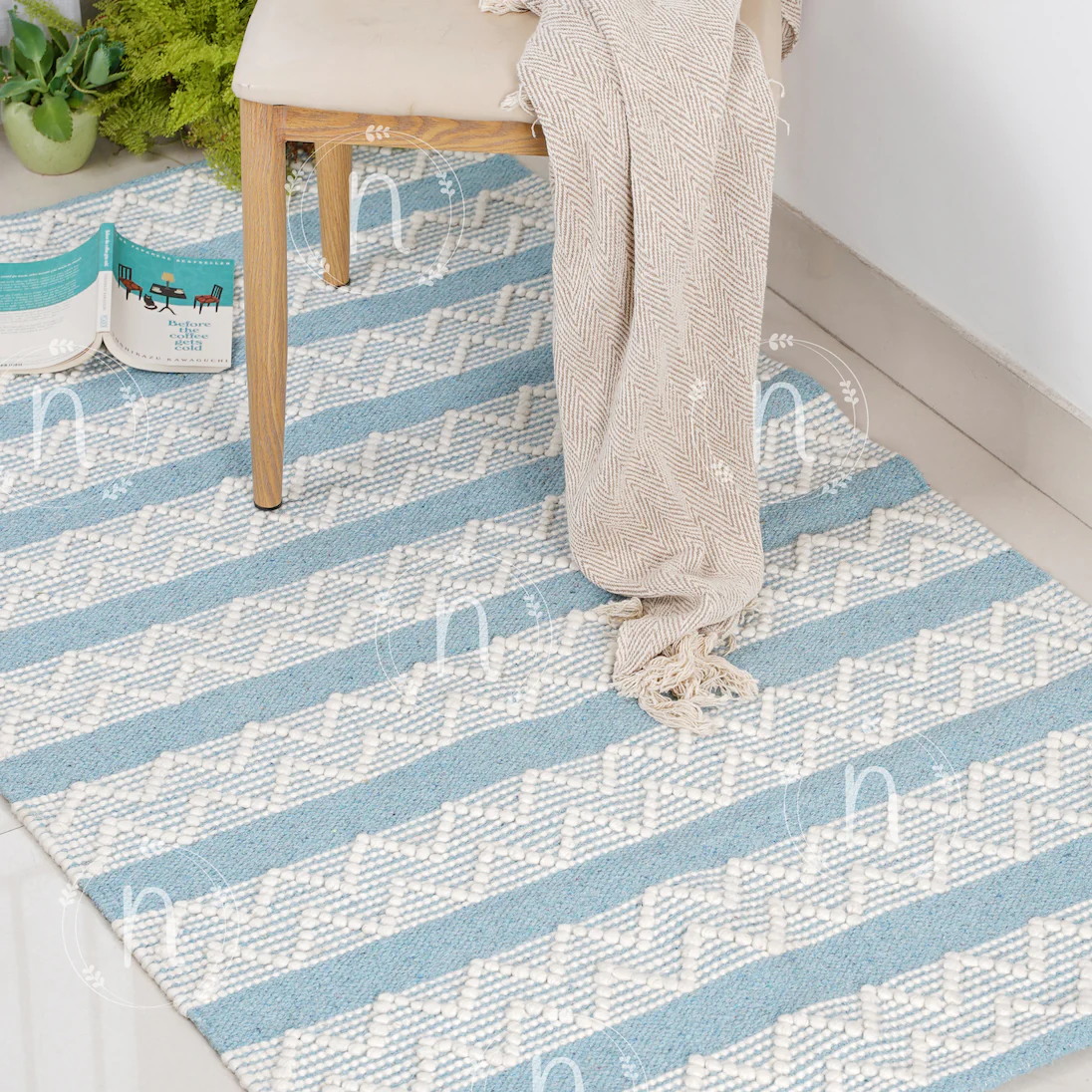 River Pattern Rug - Image 11