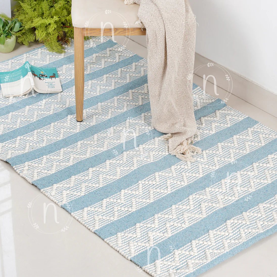 River Pattern Rug - Image 8