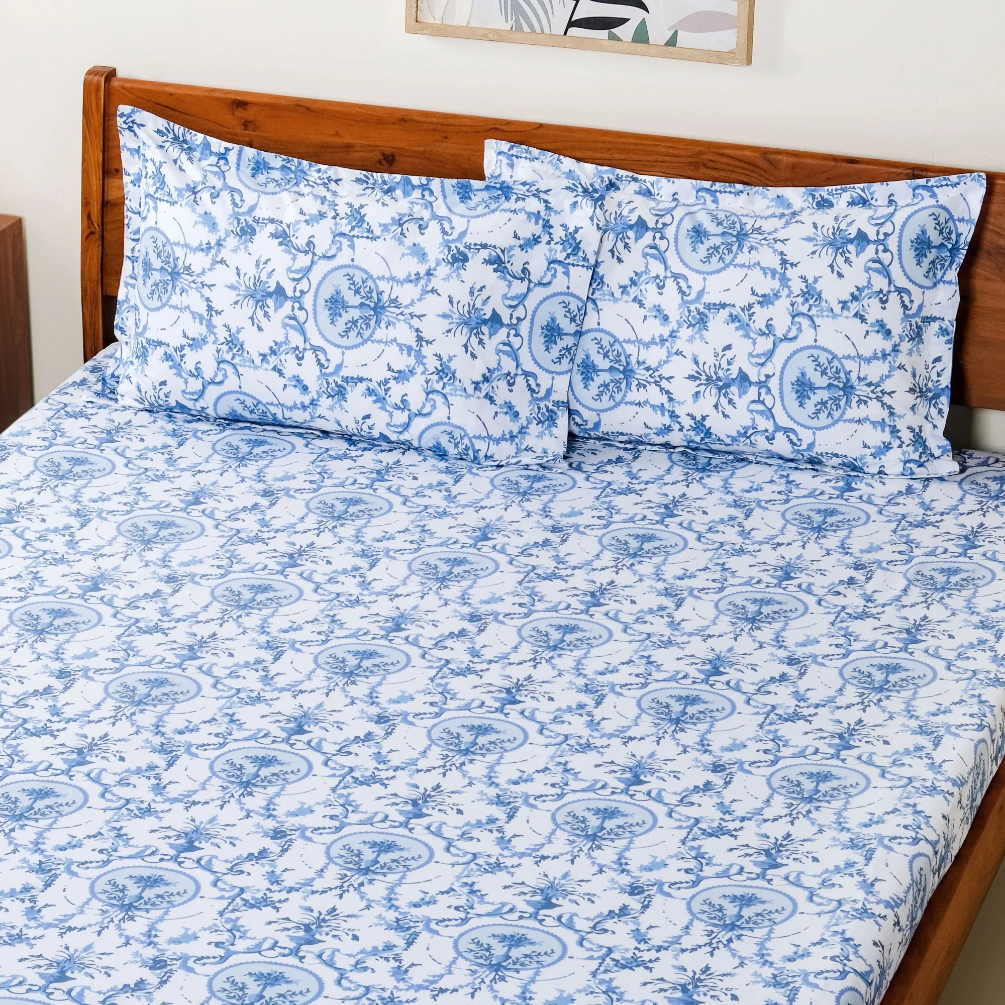 Riviera Pure Cotton King Size Bedding Set 275x275cm - Image 3