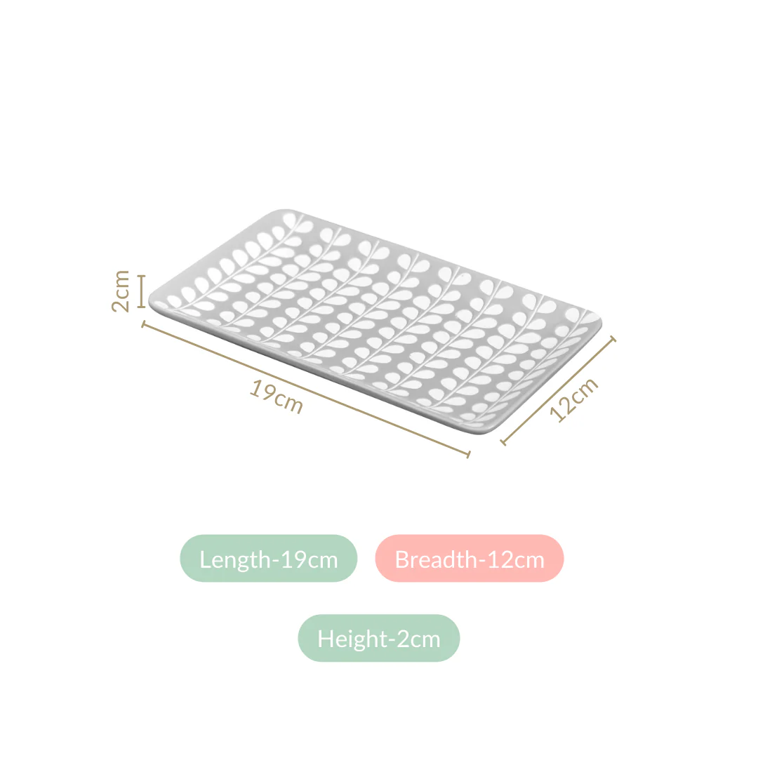 Robinia Ceramic Serving Platter Set of 6 7 Inch - Image 4
