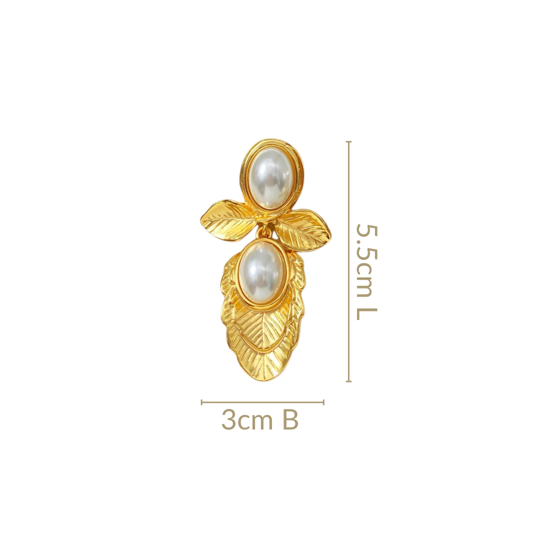 Romantic Pearl Earrings - Image 3