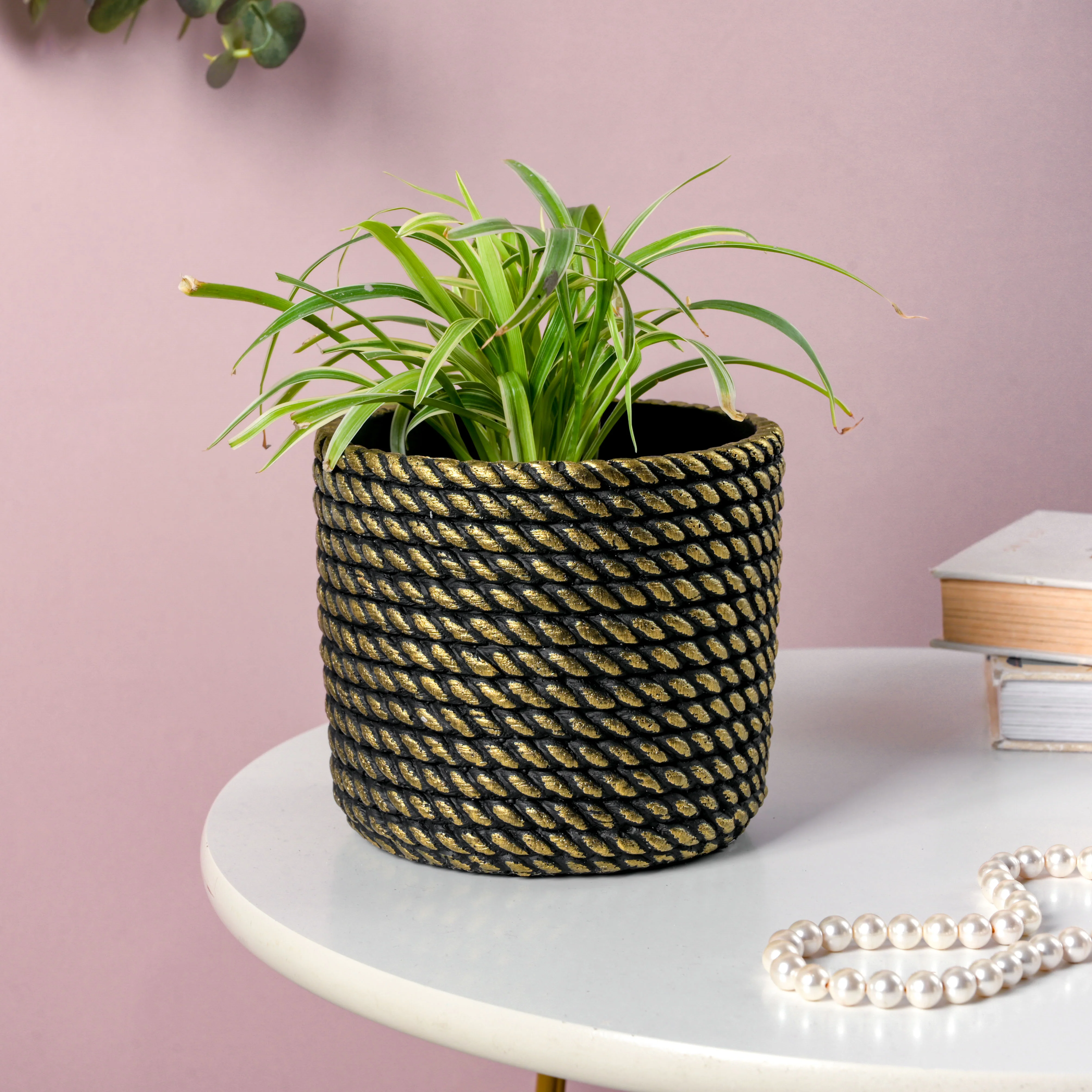 Ceramic Rope Planter Pot - Image 6