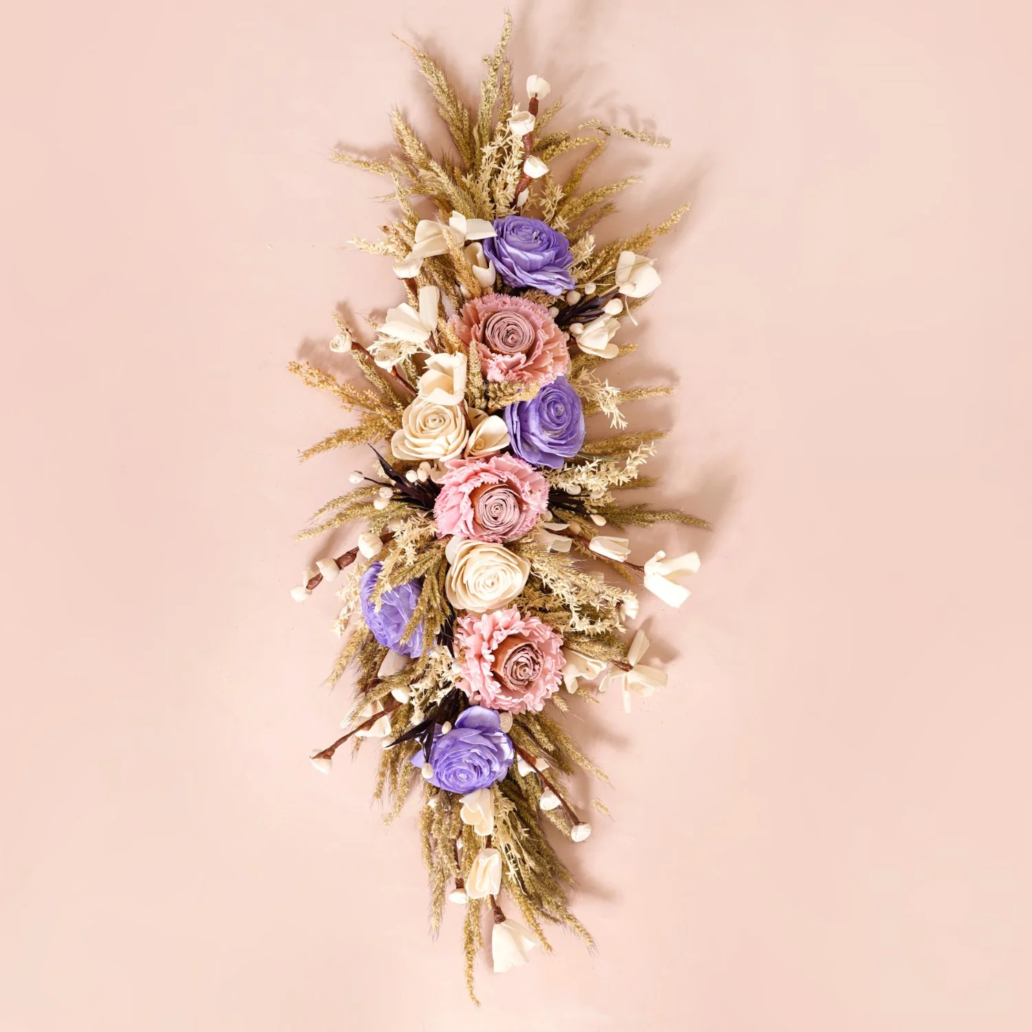 Rose Dried Flower Decoration Set Of 3 - Image 6