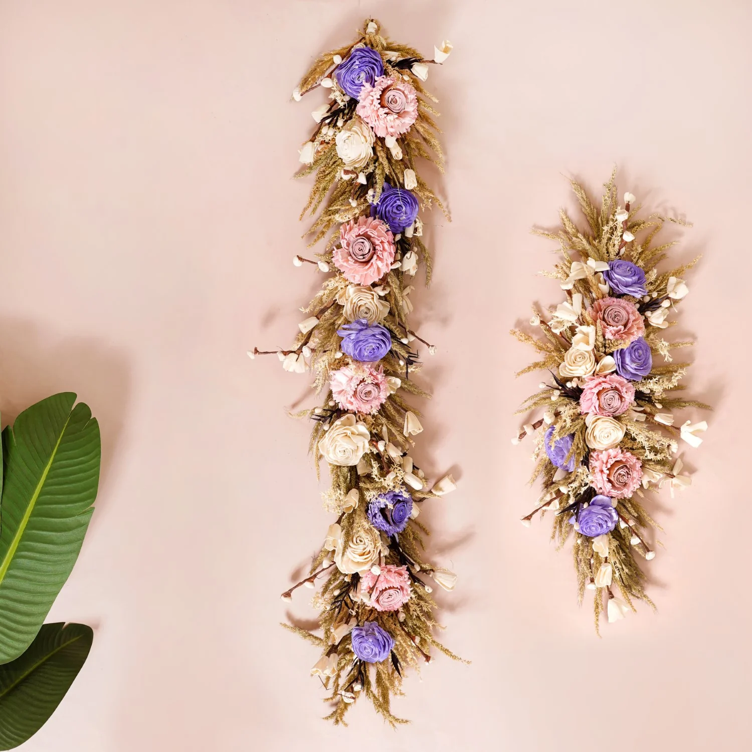Rose Dried Flower Decoration Set Of 3 - Image 9