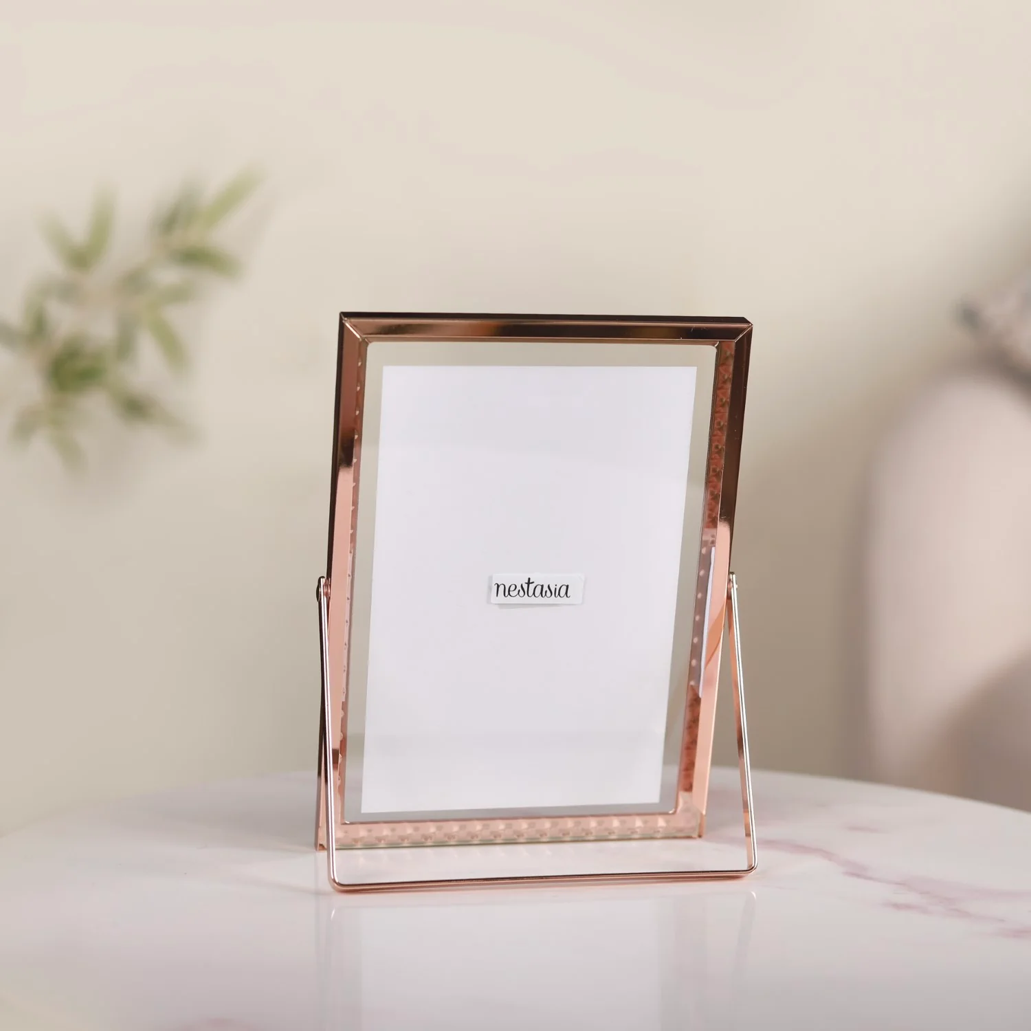Rose Gold Studs Metallic Photo Frame 7"x5" - Image 8