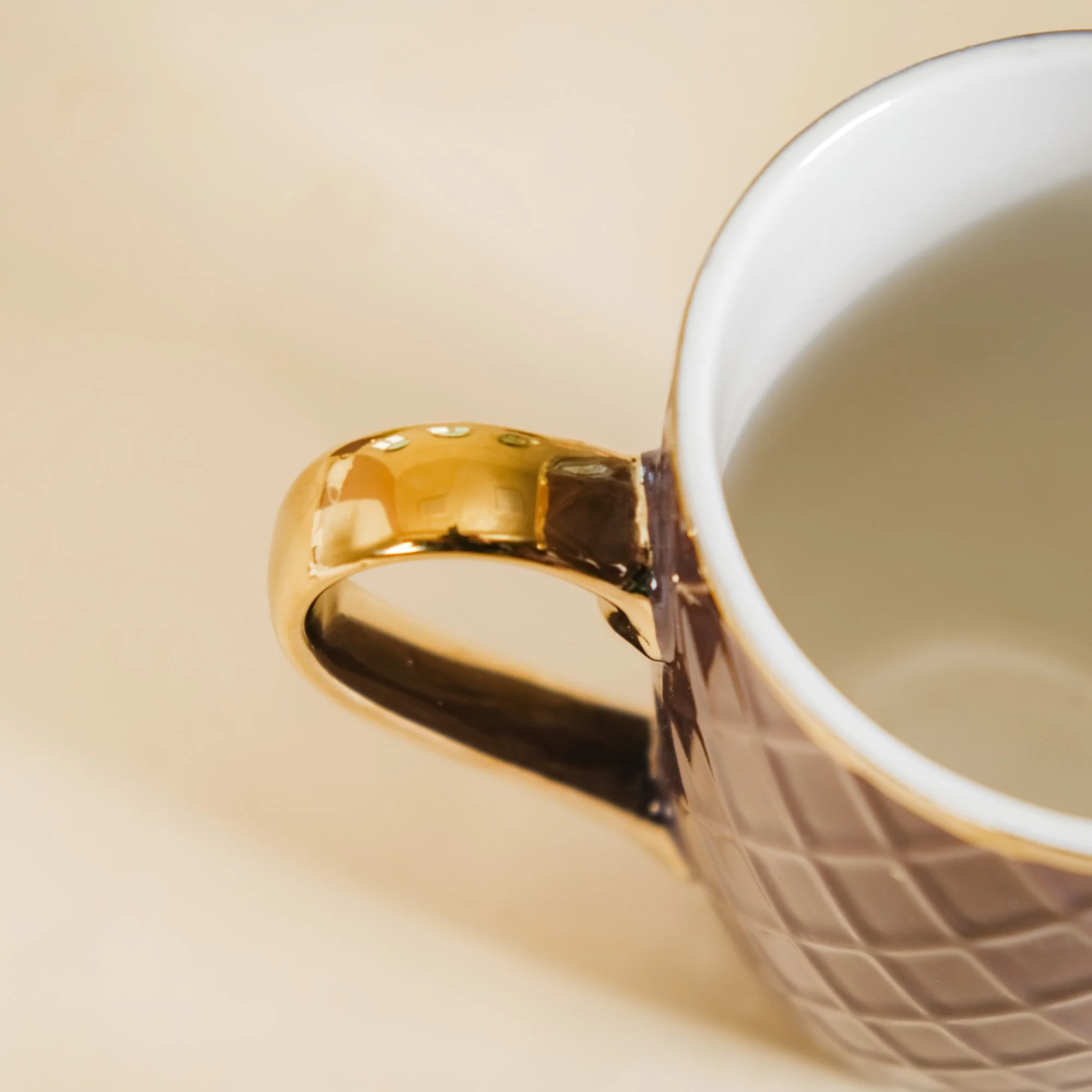 Rose Taupe Teacup Set of 6 330ml - Image 7
