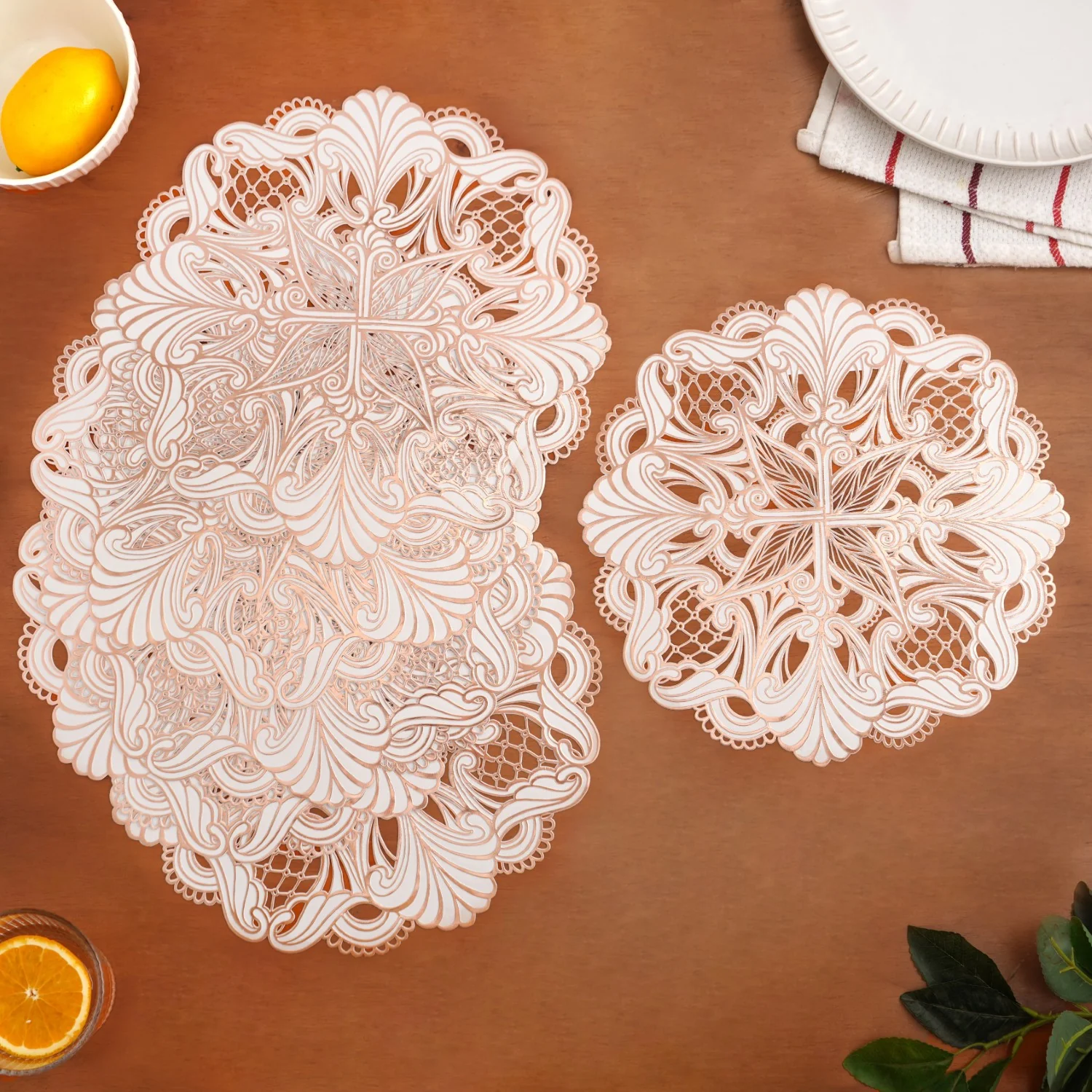 Rosegold Reverie Placemat Set Of 6 - Image 2