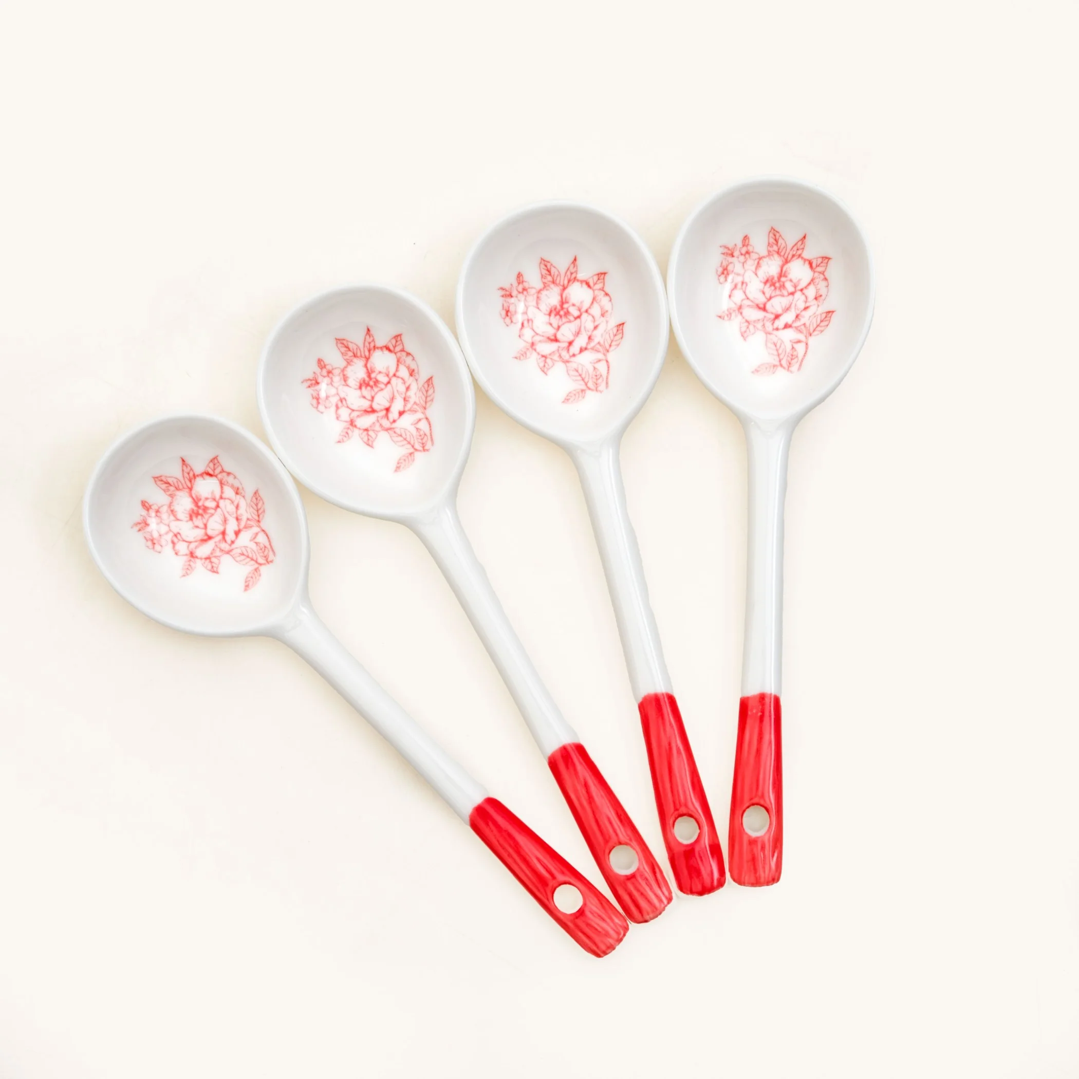 Rosetta Bowls And Spoons Set Of 4 400ml - Image 9
