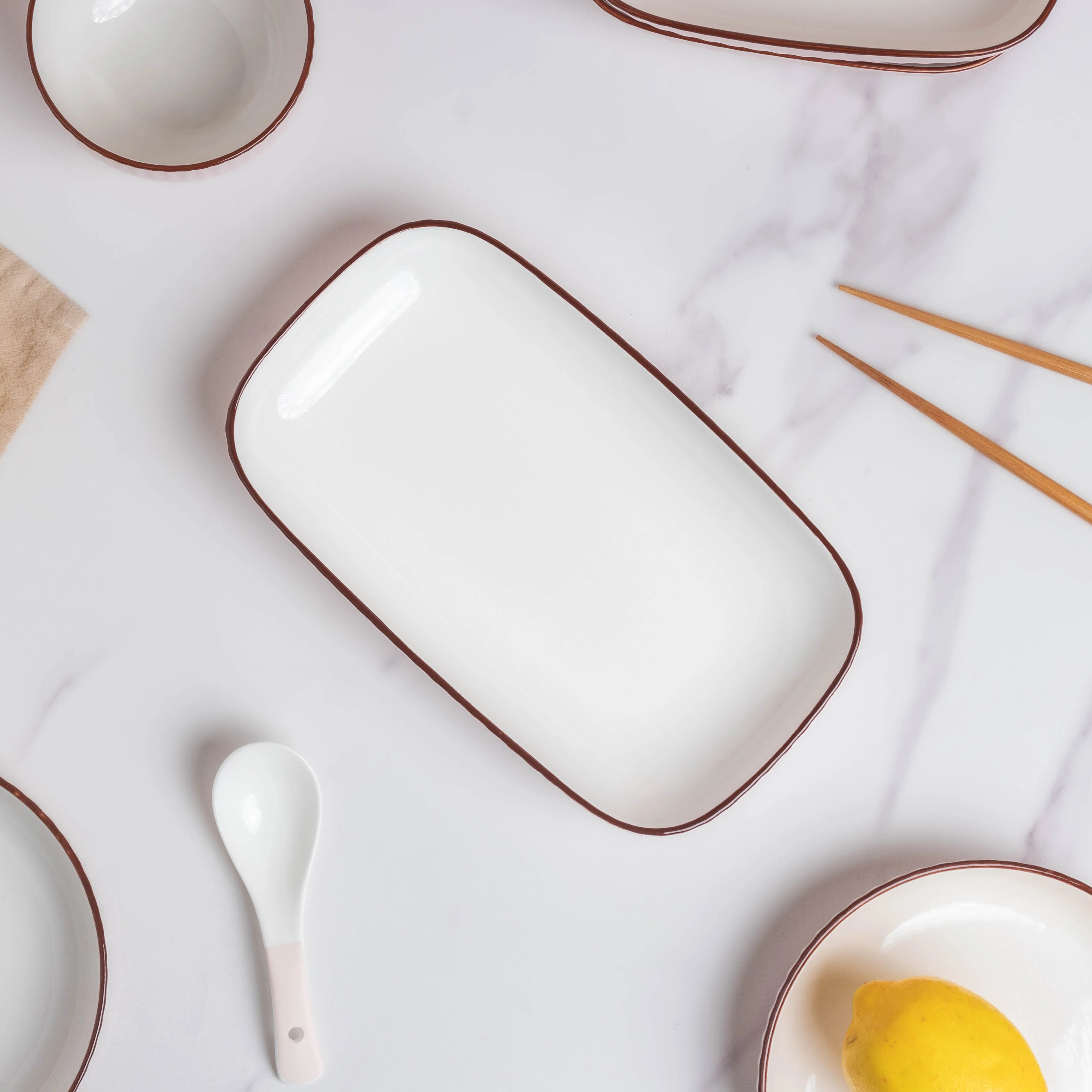Rosy Pink Snack Set For 8 - Image 11