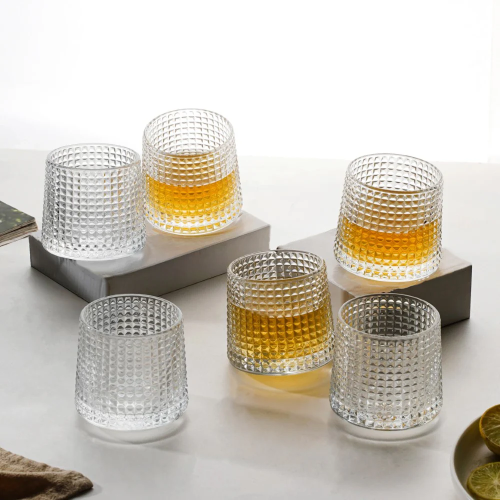 Rotating Drinking Glass Set Of 6 150ml - Image 10