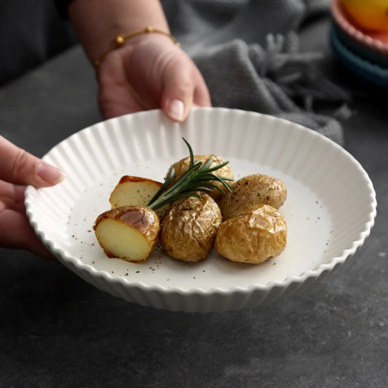 Round Snack Plate - Image 12