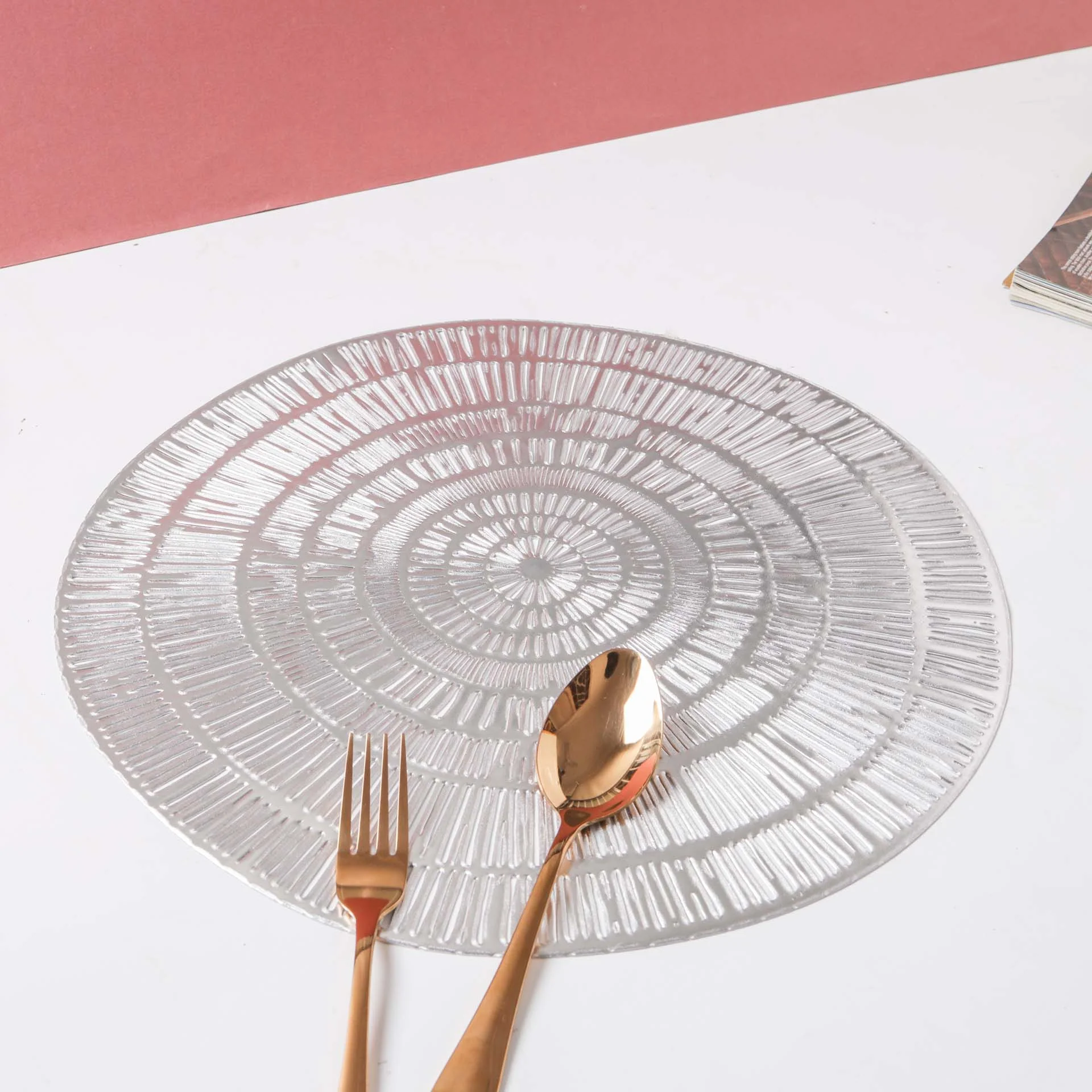 Round Vinyl Placemat Set of 2 - Image 3