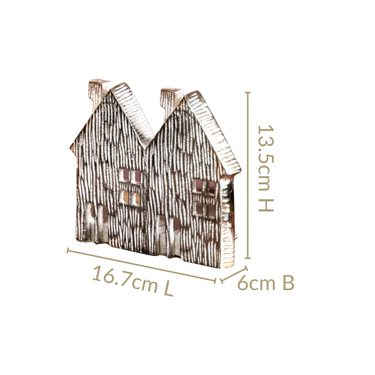 Row Houses Tea Light Candle Holder - Image 4