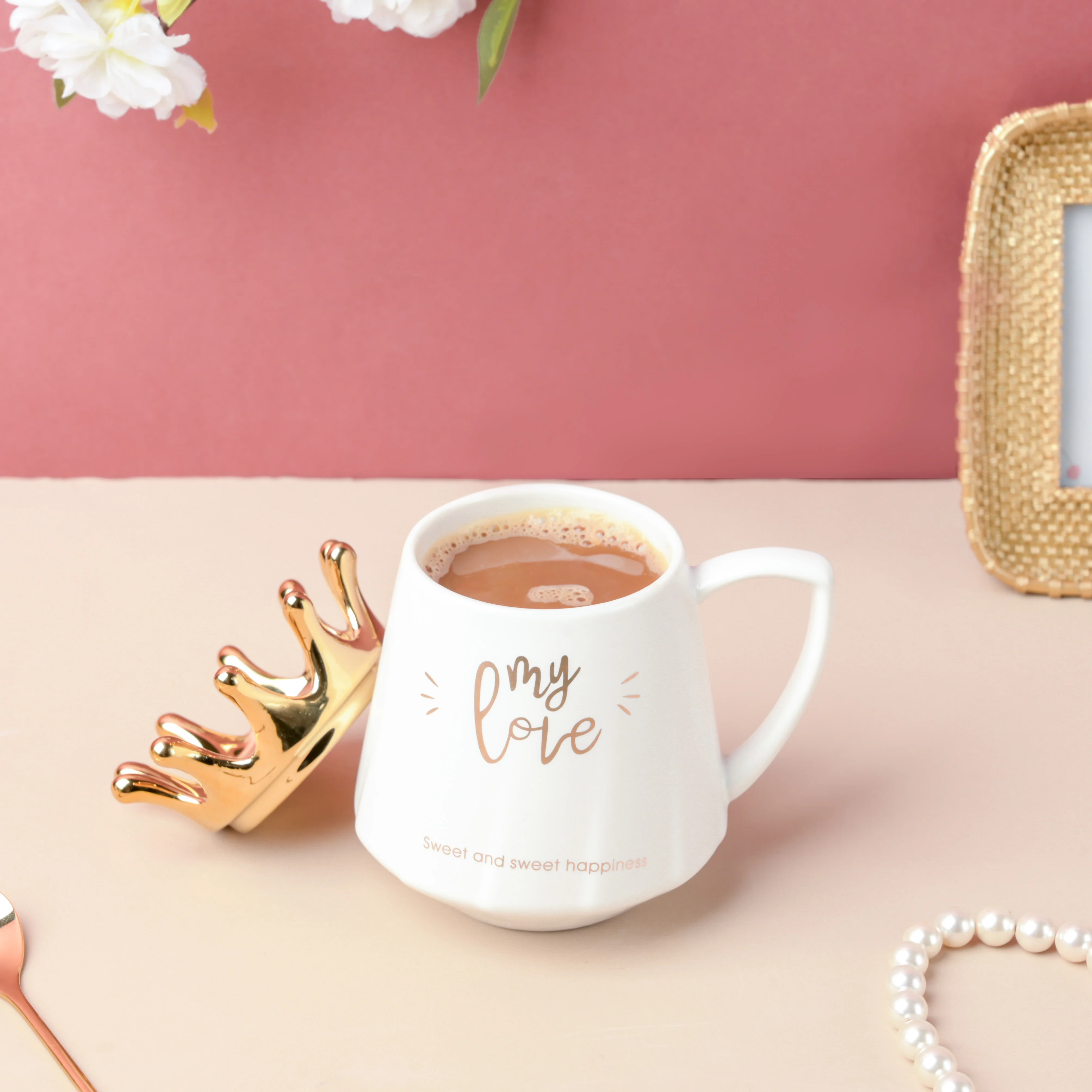 Royal Crown My Love Coffee Cup With Lid 300 ml - Image 6
