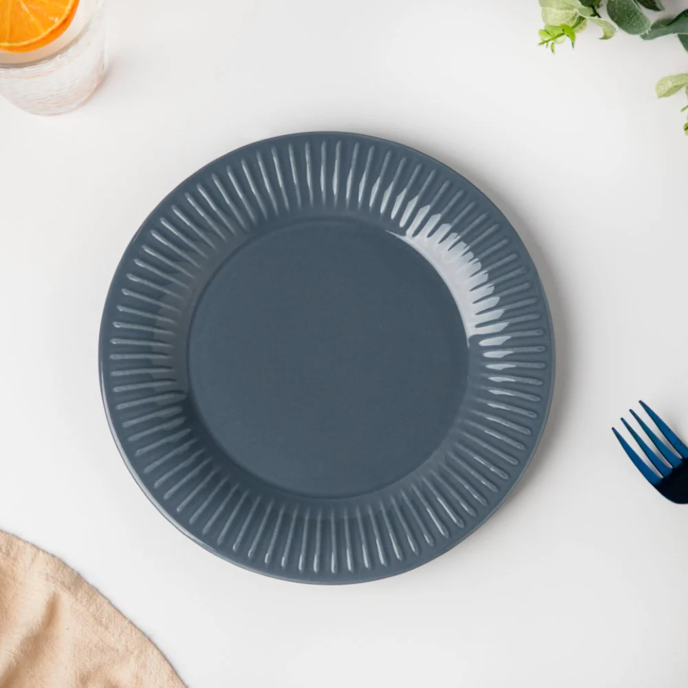 Royal Snack Plate Greyish Blue Small 8.5 Inch - Image 4