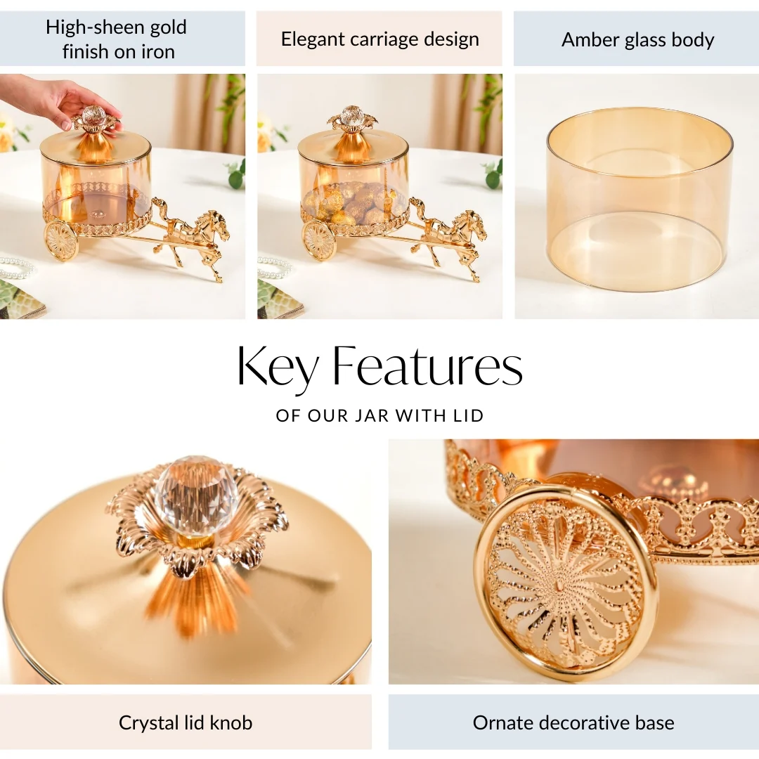 Royalcore Carriage Candy Jar - Image 5
