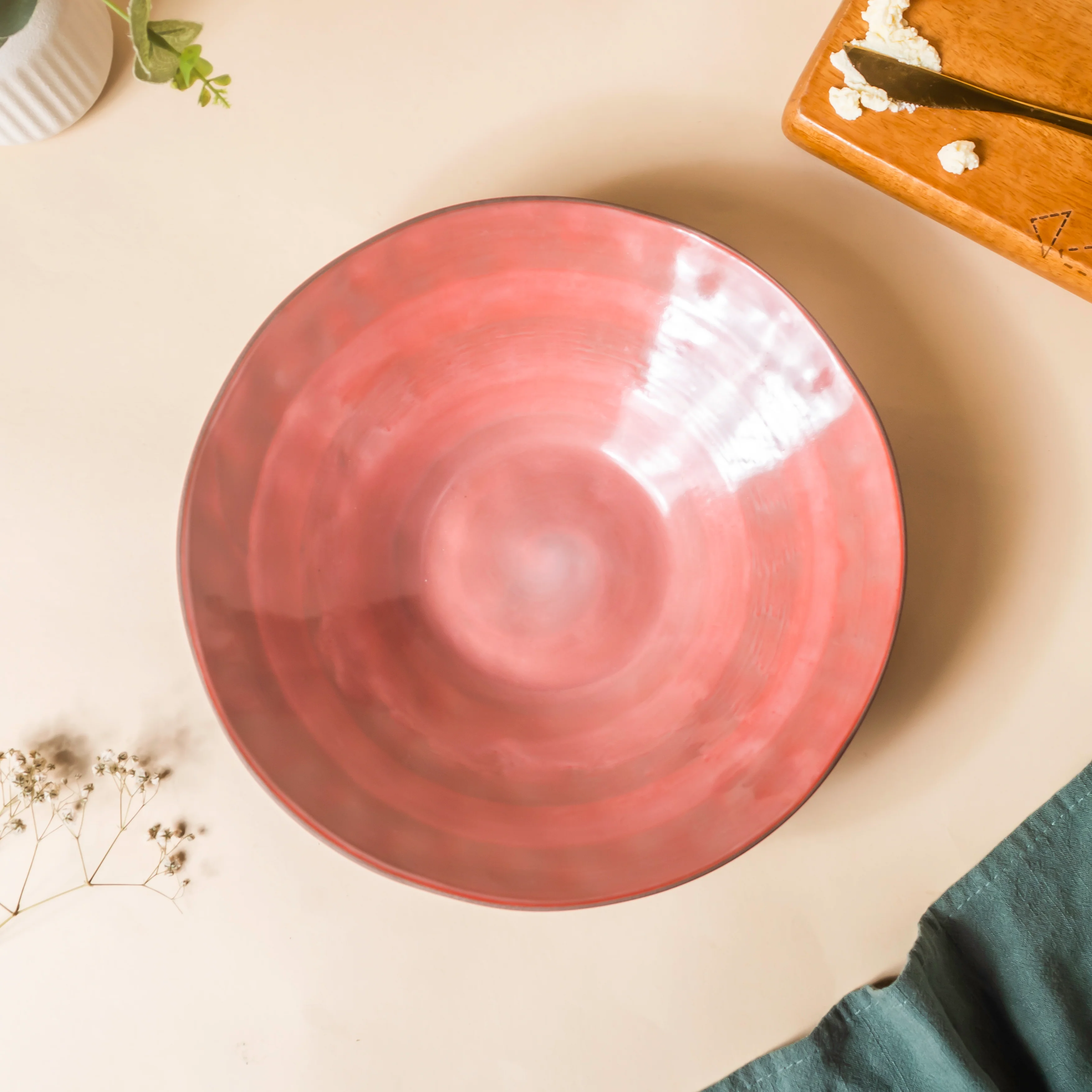Rustic Large Serving Bowl 9.5 Inch 800 ml - Image 8