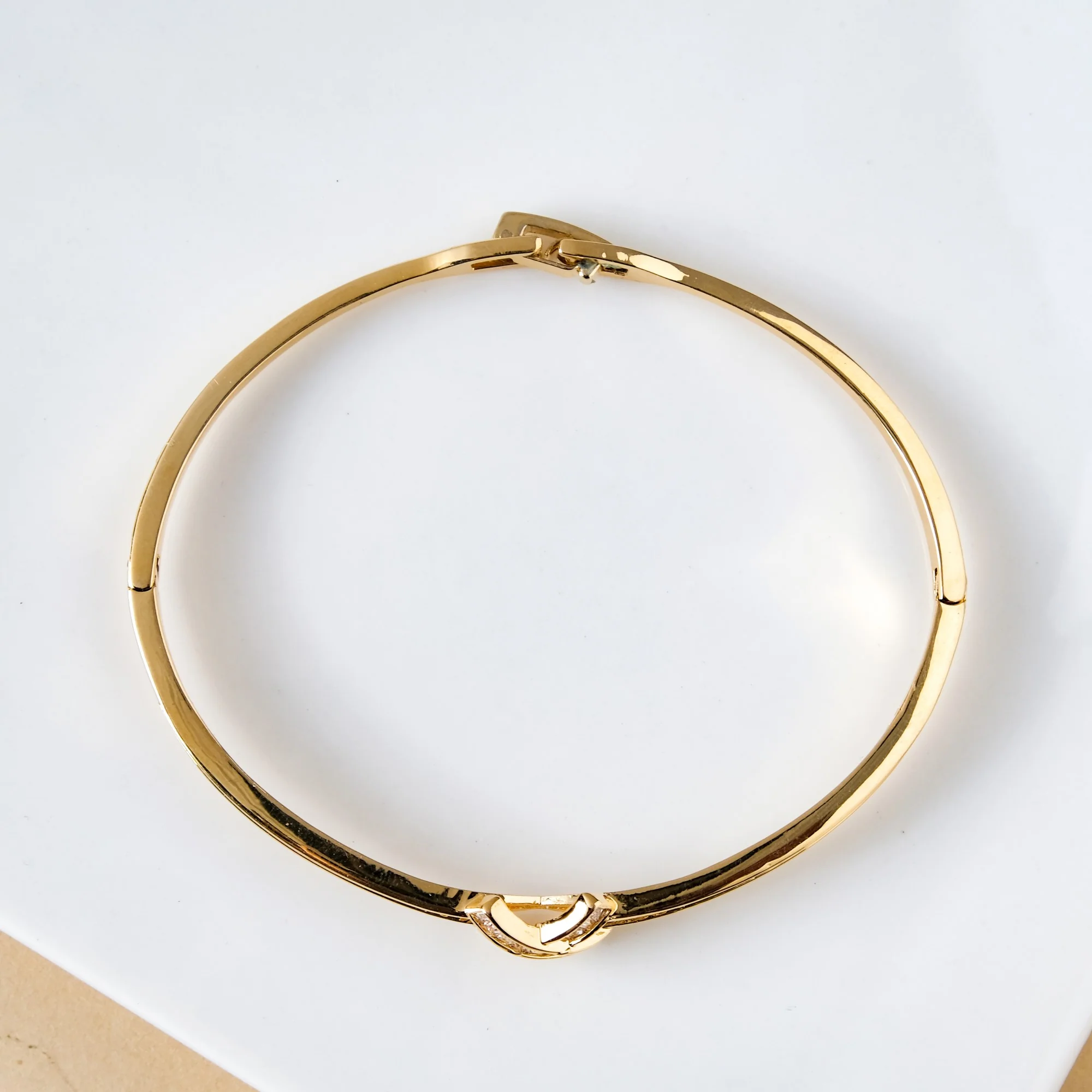 Sacred Sparkle Cross Bracelet Gold - Image 6