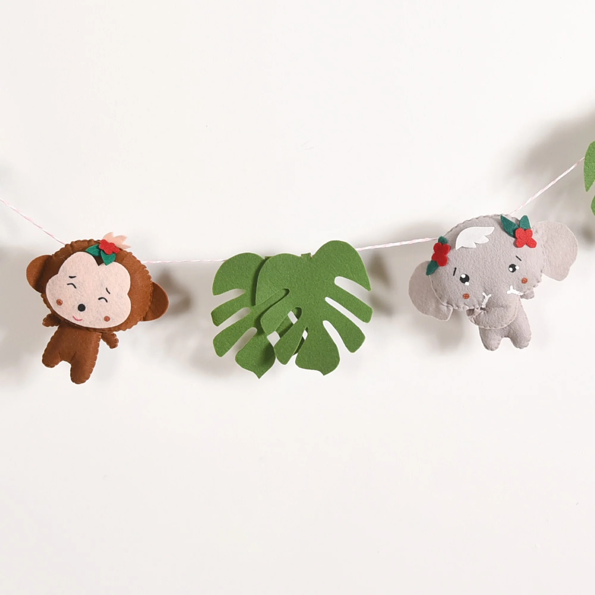 Safari Bunting Nursery Wall Decor For Kids Room - Image 7