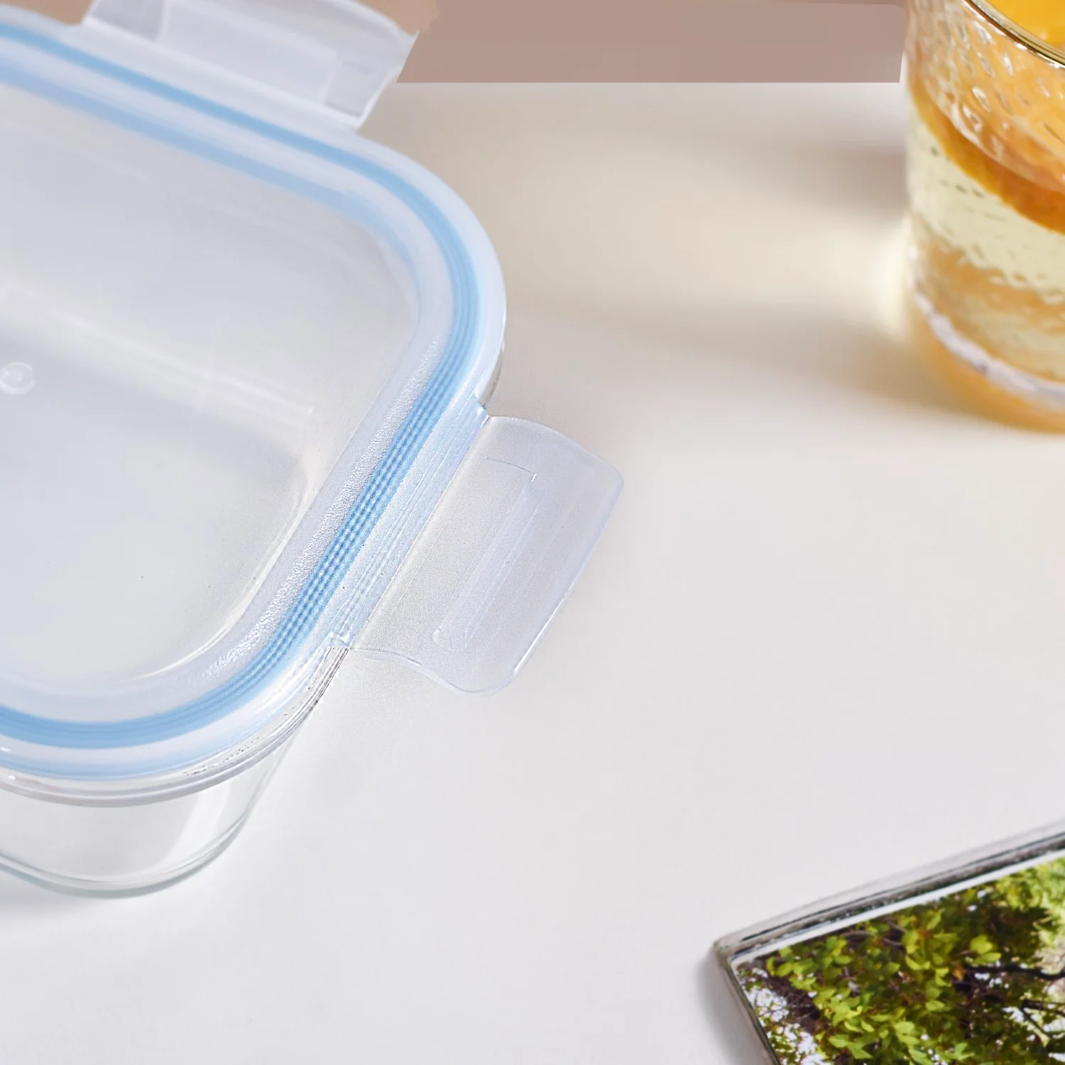 Safe Lock Glass Storage Container Set of 2 Airtight 500ml - Image 8