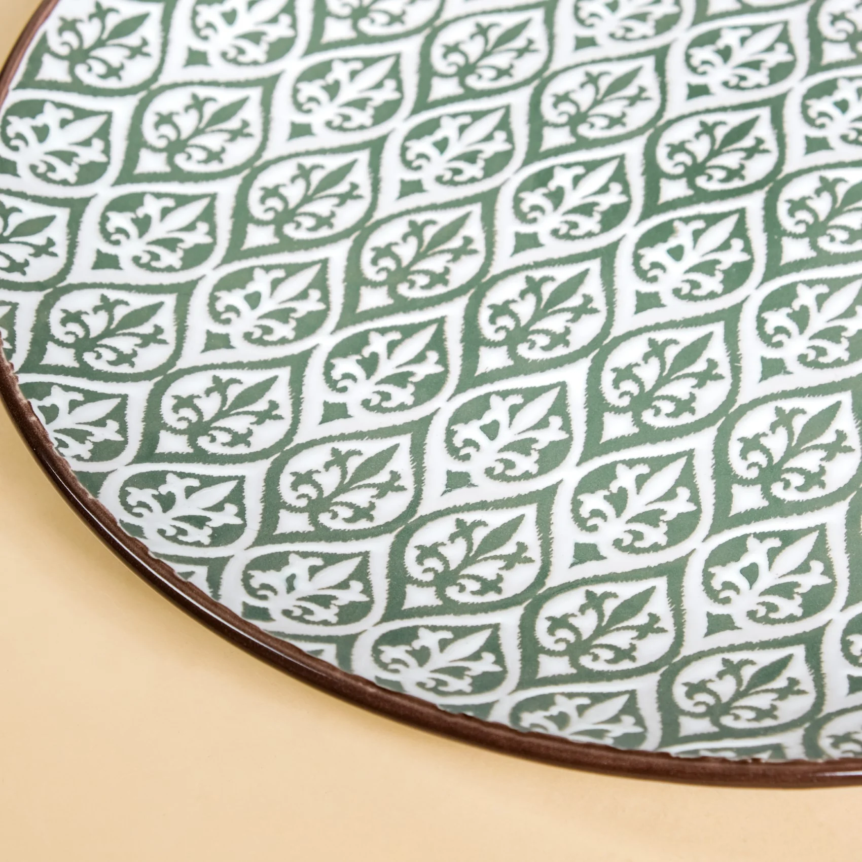 Sage Ceramic Baroque Dinner Plate Set Of 4 11 Inch - Image 7