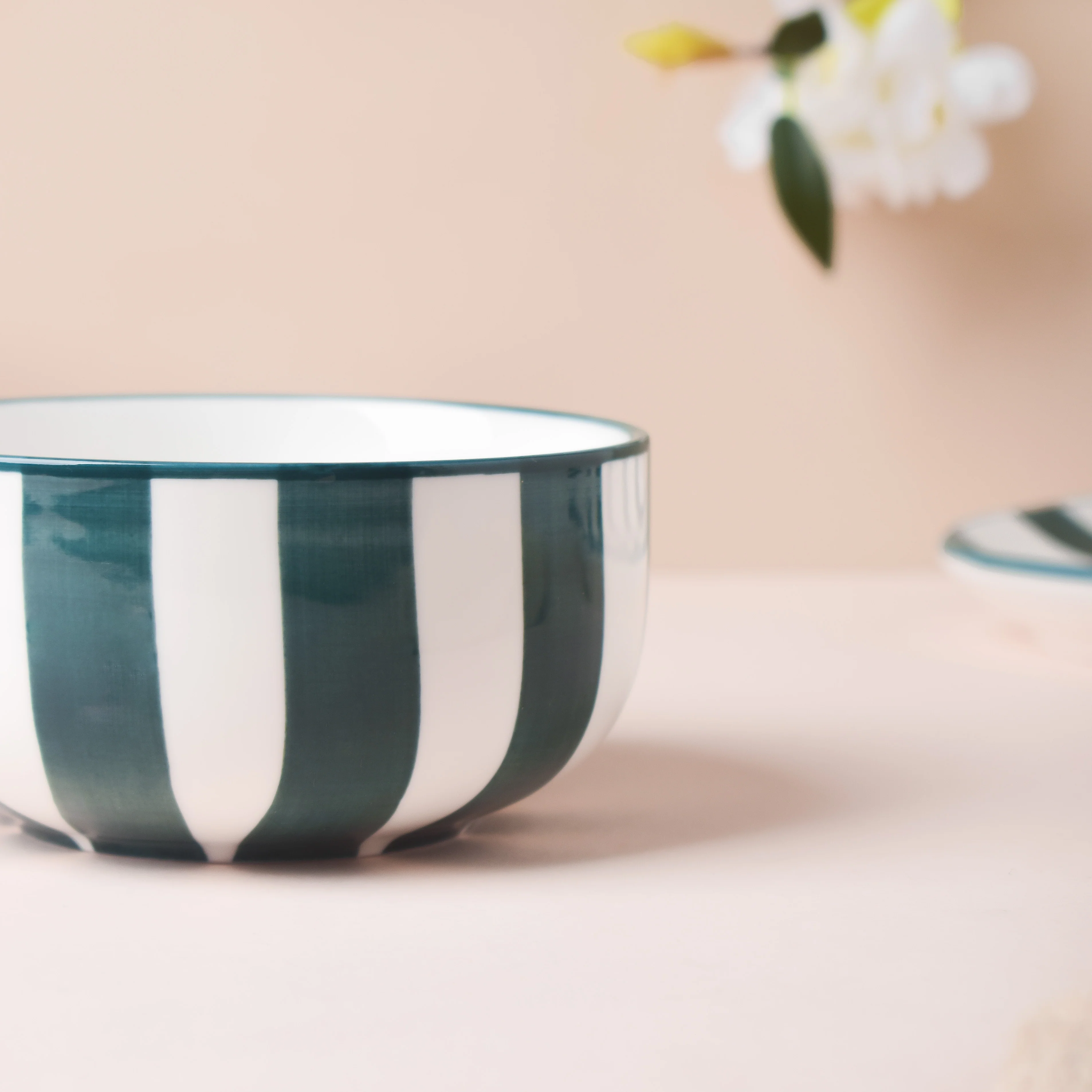 Sailor Striped Green Soup Bowl - Image 5