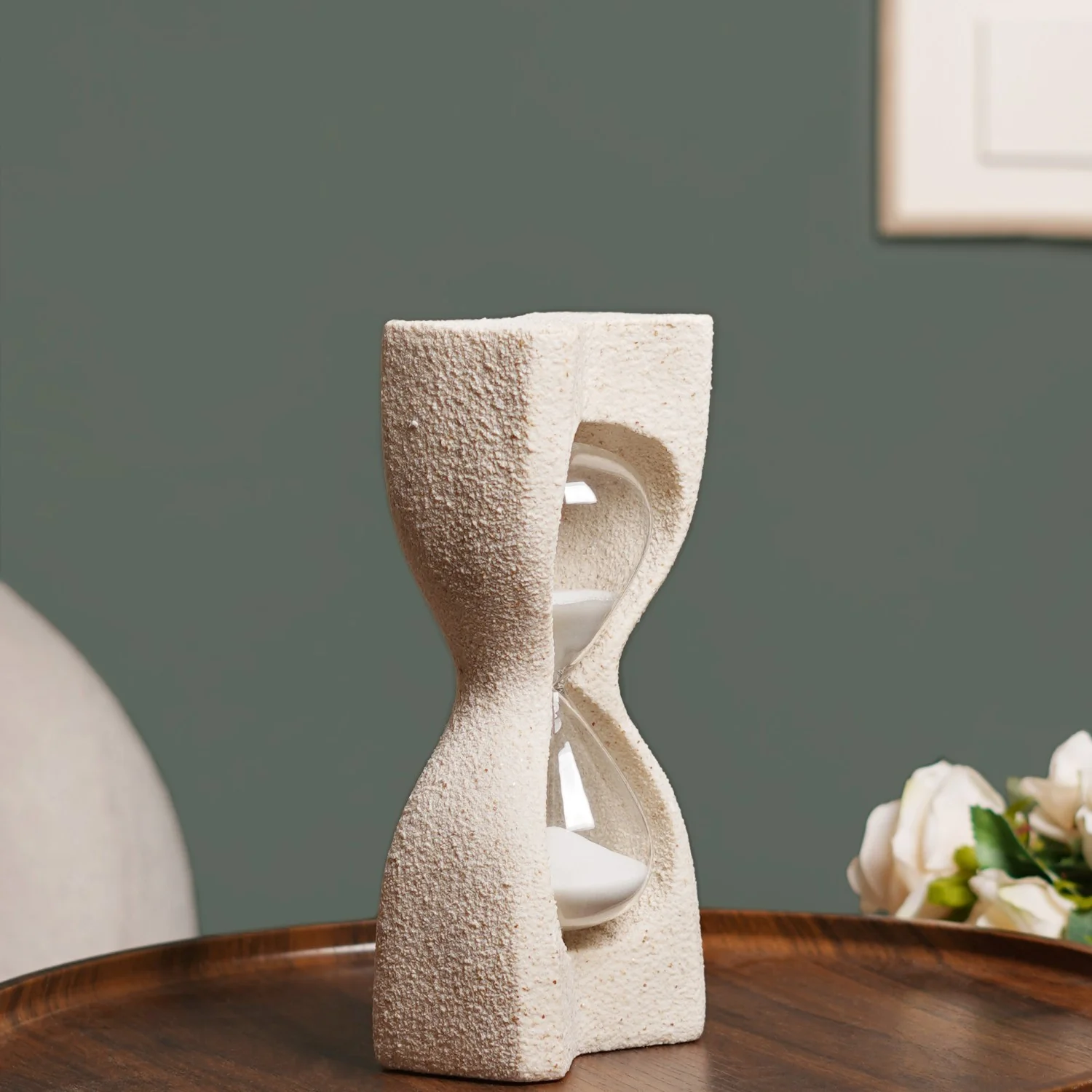 Sands Of Time Hourglass Textured Showpiece - Image 2