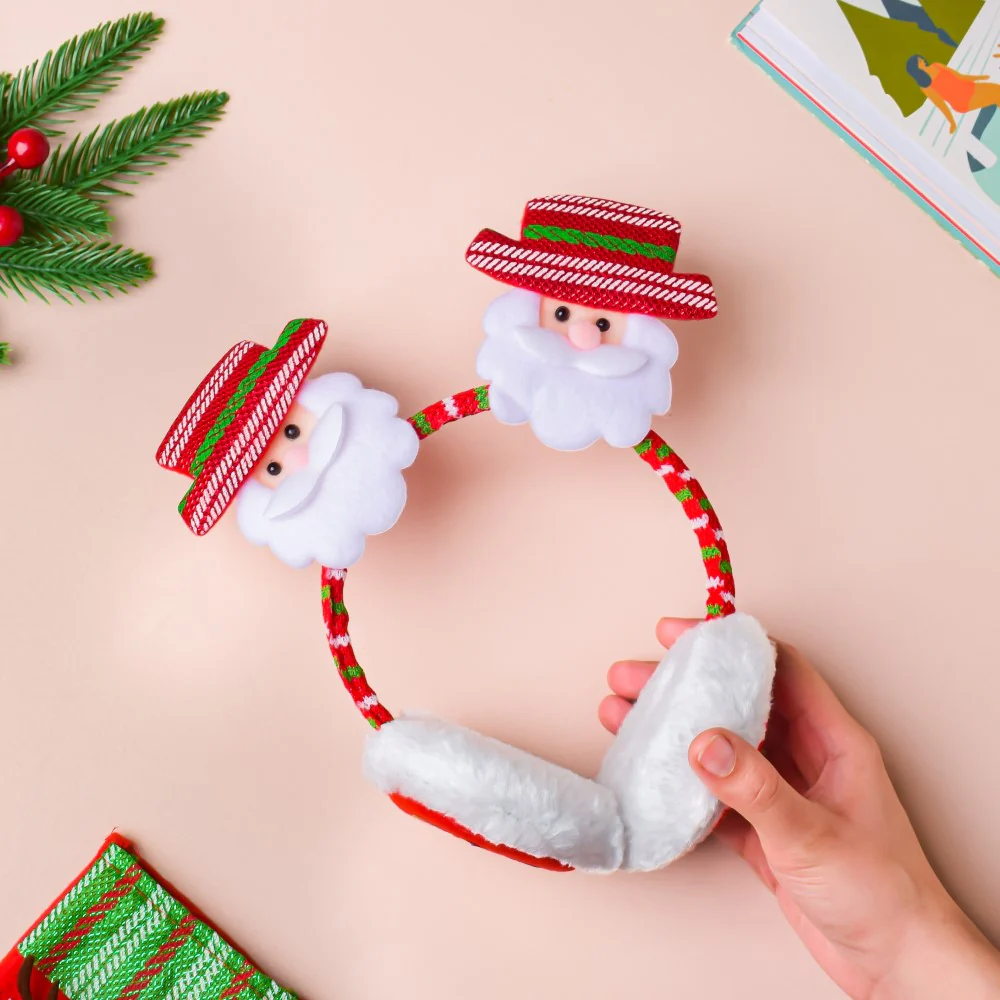 Santa Claus Winter Earmuffs For Christmas - Image 2