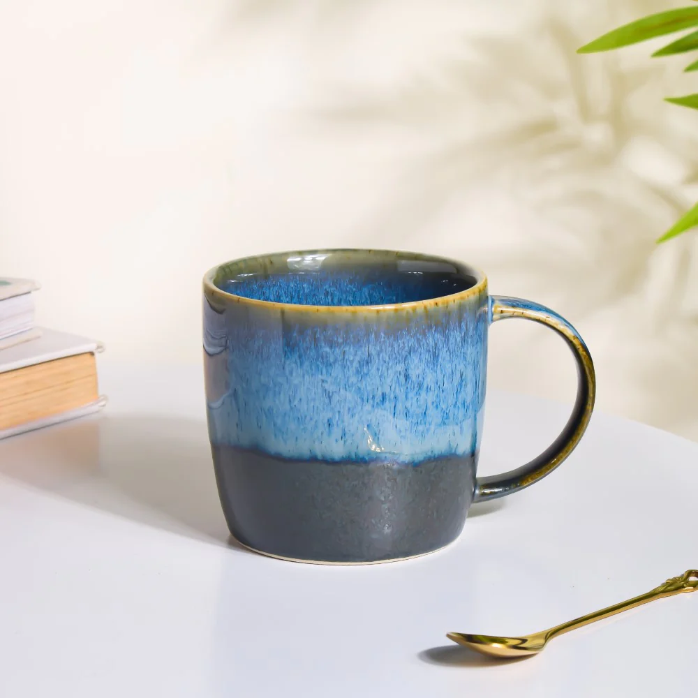 Sapphire Ceramic Cup Blue 300 ml - Image 3