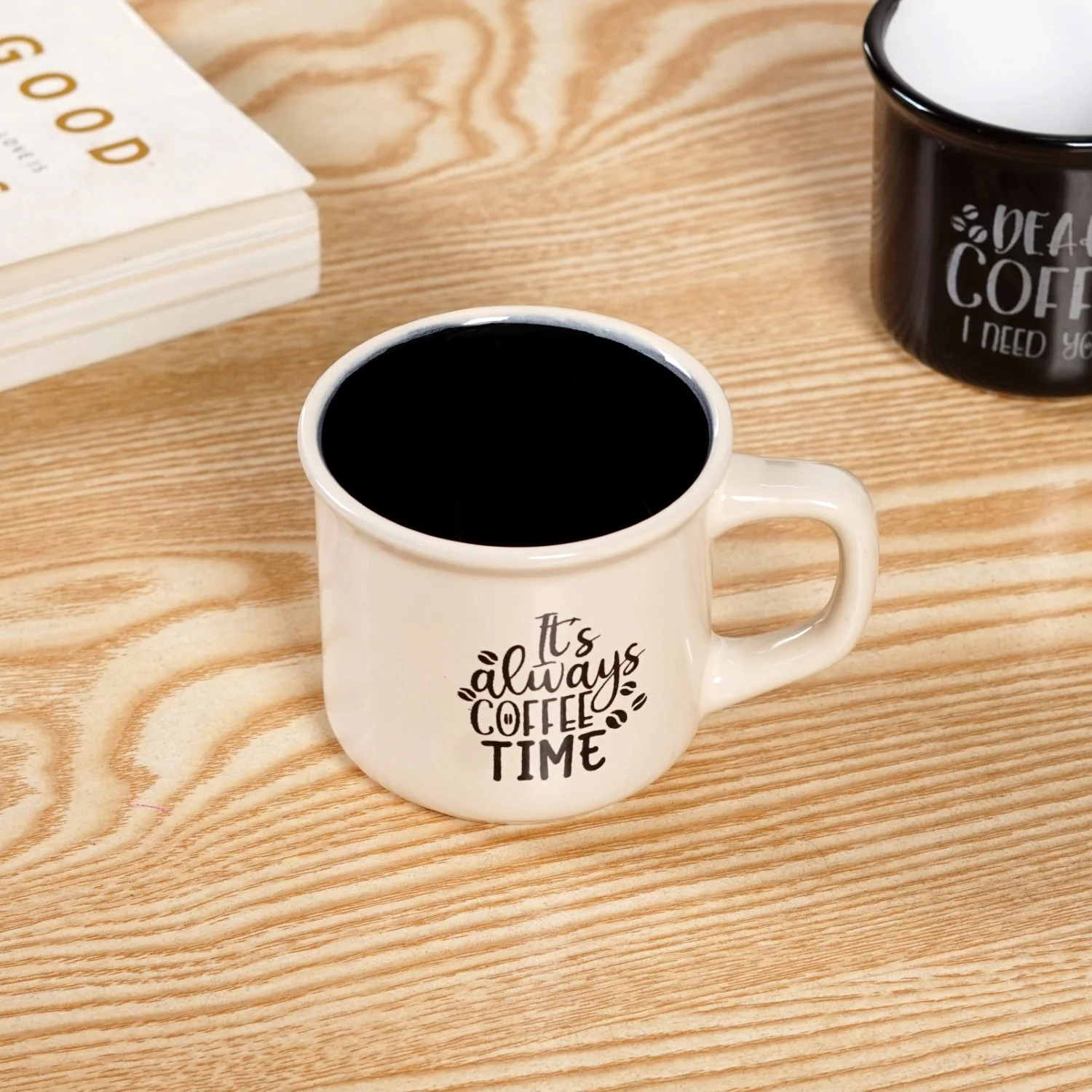 Sassy Brew Quotes Coffee Cup Set Of 4 170ml - Image 8