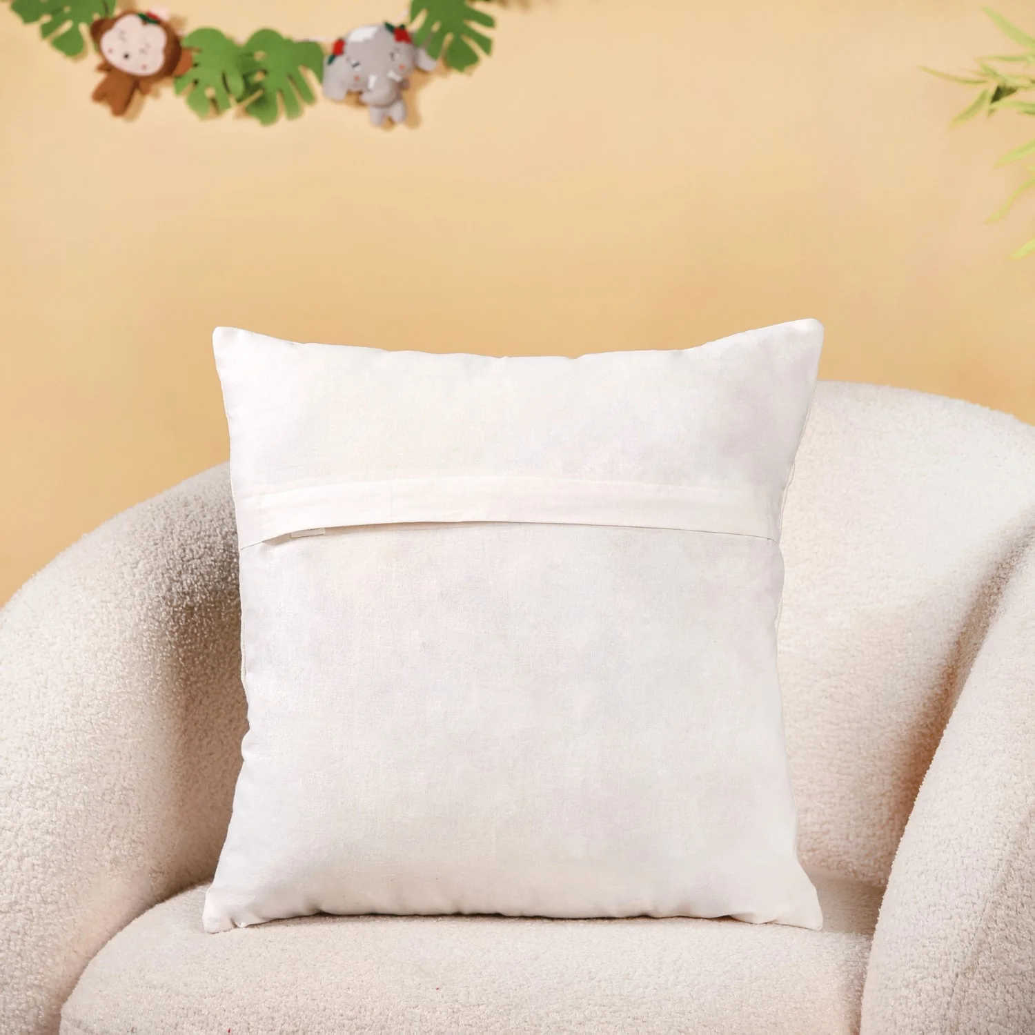 Savanna Stories Embroidered Cushion Cover Set Of 2 40x40cm - Image 7