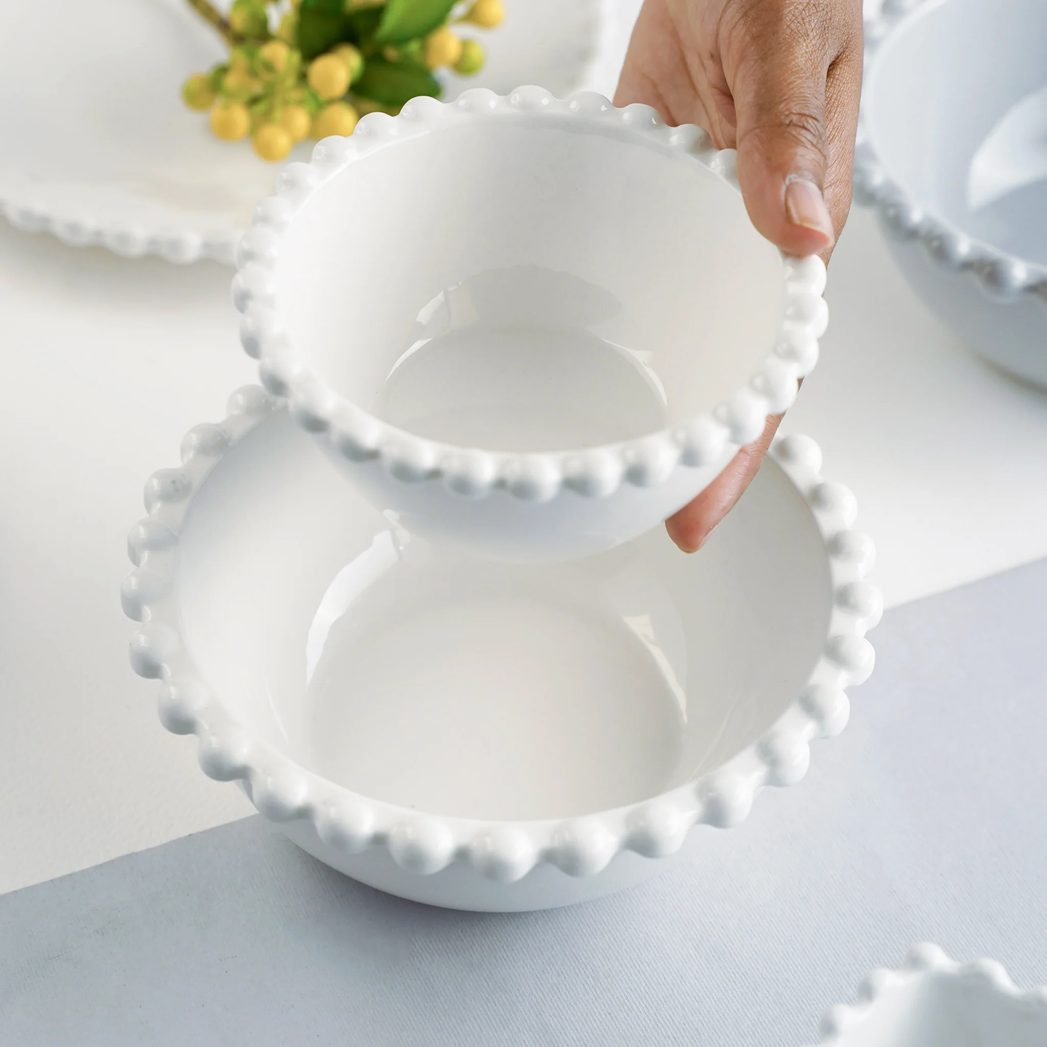 Scalloped Bowl Round - Image 8